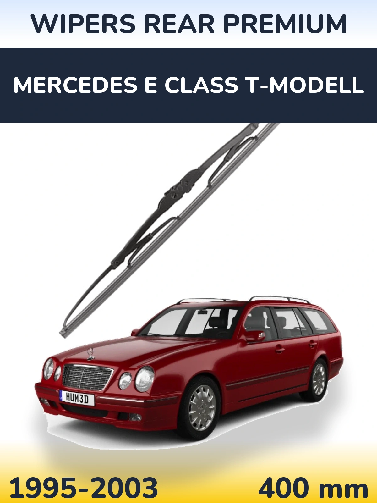Tylna wycieraczka WIPERS REAR PREMIUM 400 mm do Mercedes Klasa E T-Modell 1995-2003