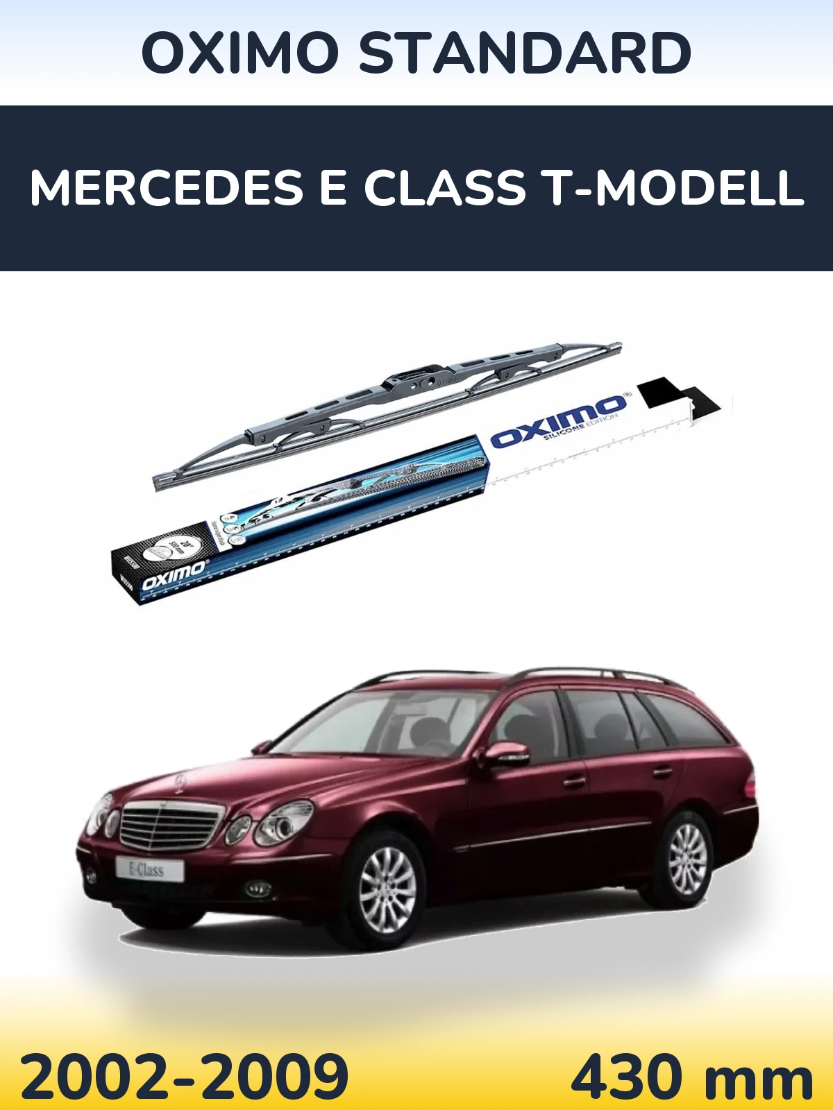 Tylna wycieraczka Oximo Standard 425 mm do Mercedes Klasa E T-Modell 2002-2009