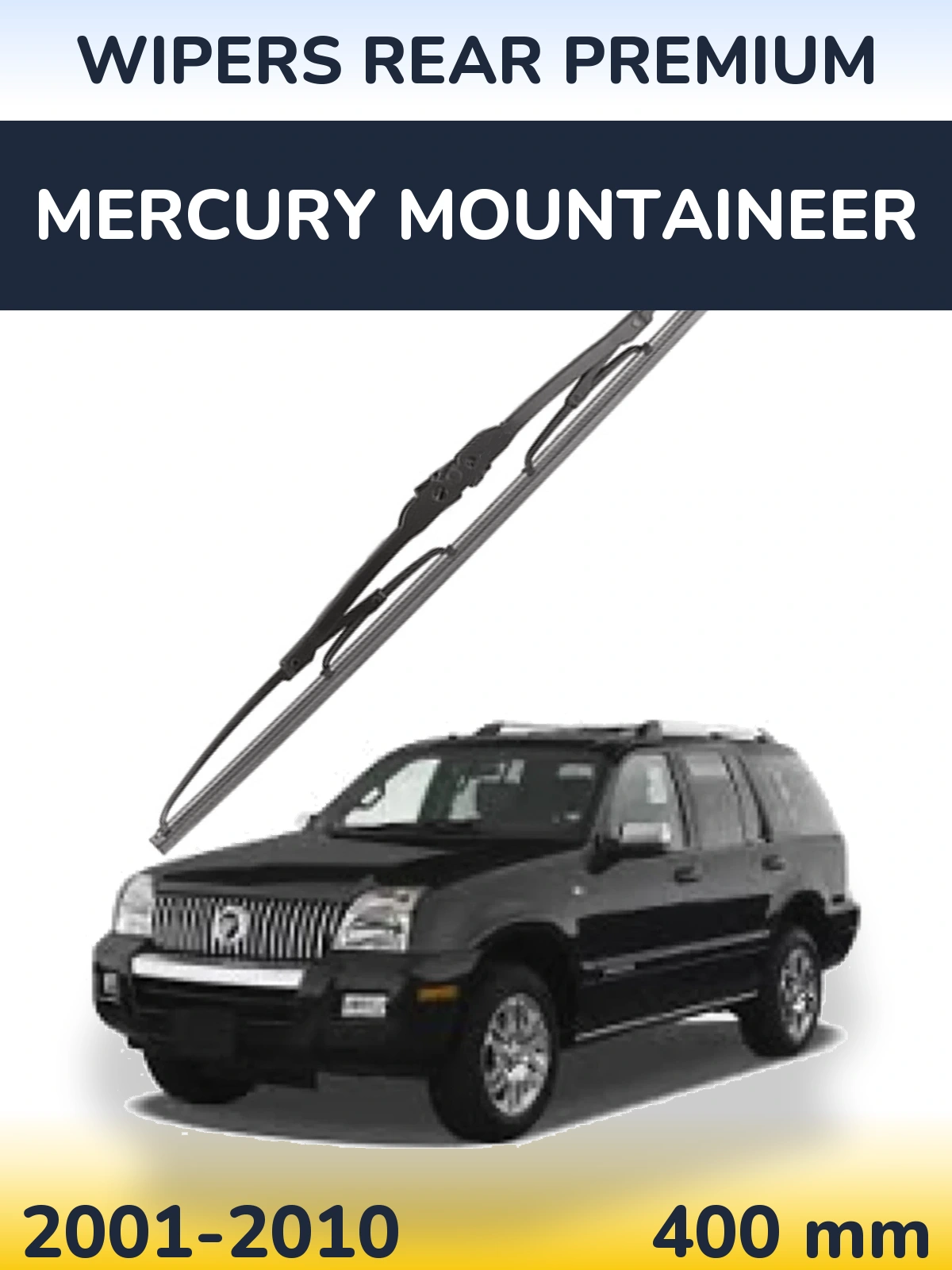 Tylna wycieraczka WIPERS REAR PREMIUM 400 mm do Mercury Mountaineer 2001-2010