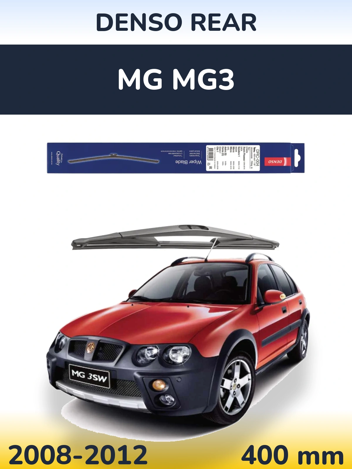 Задний дворник Denso Rear 400 мм для MG MG3 2008-2012