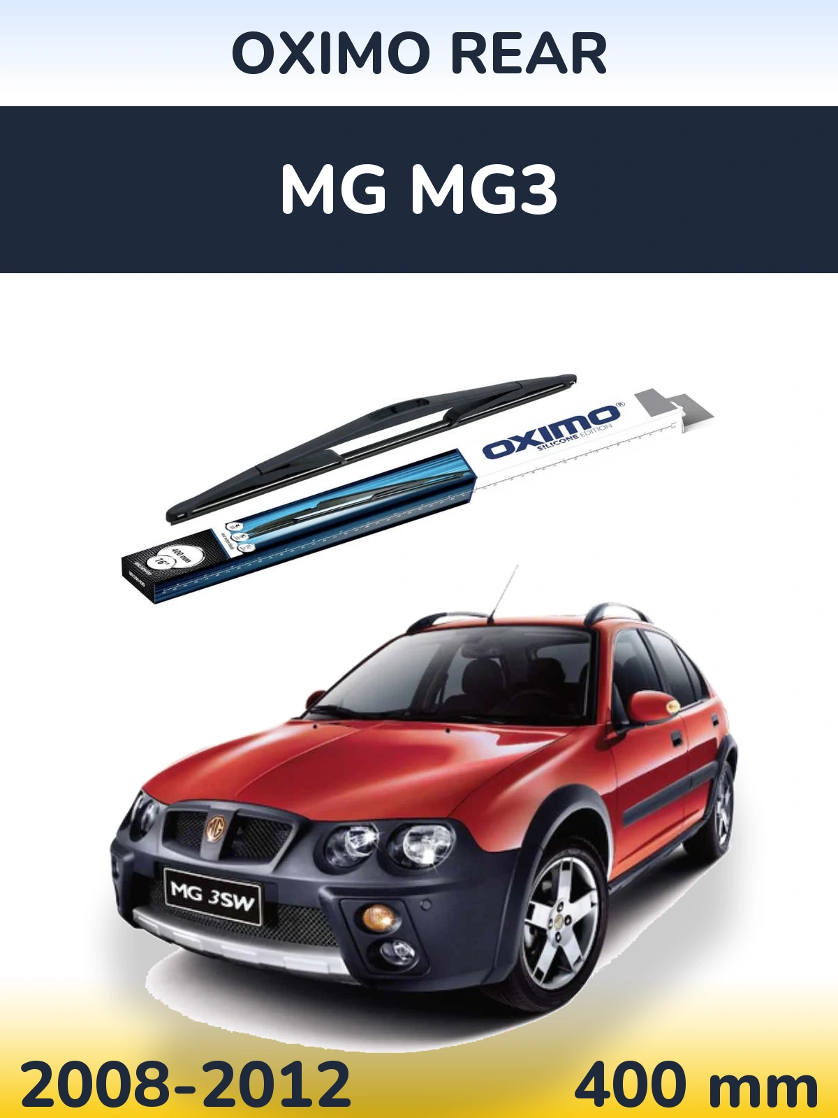 Задний дворник Oximo Rear 400 мм для MG MG3 2008-2012