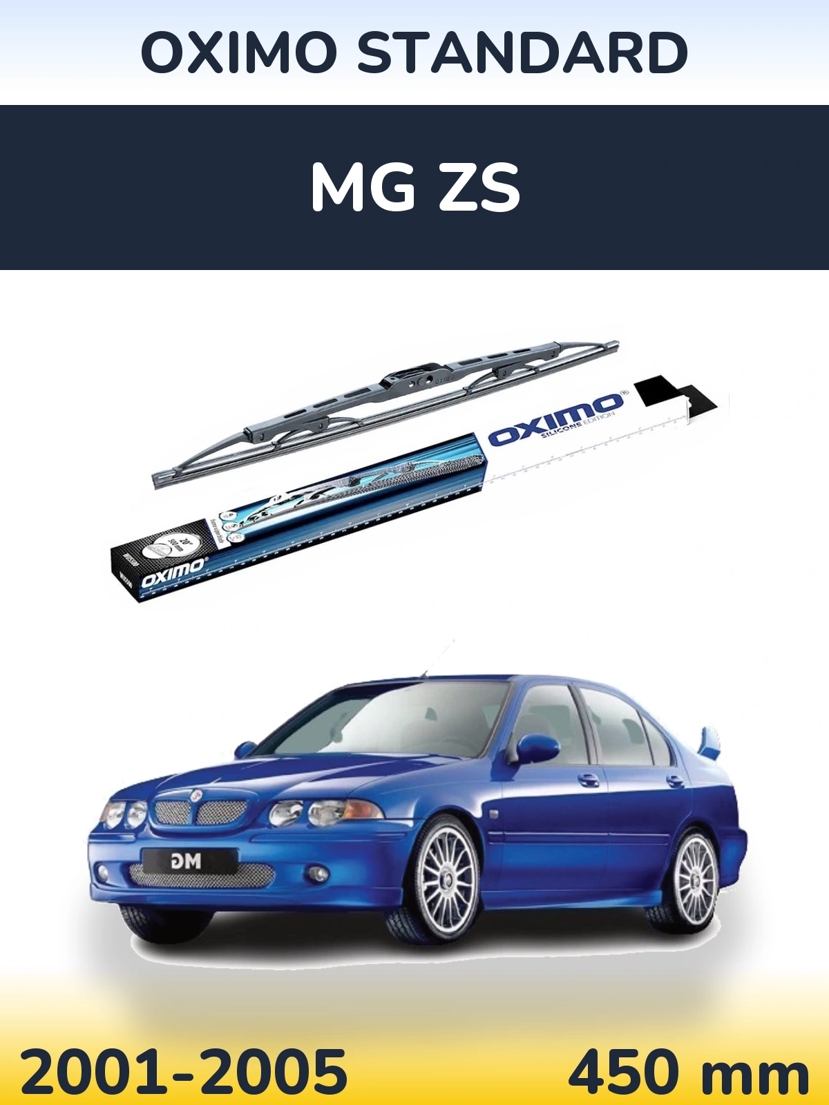 Задний дворник Oximo Standard 450 мм для MG ZS 2001-2005