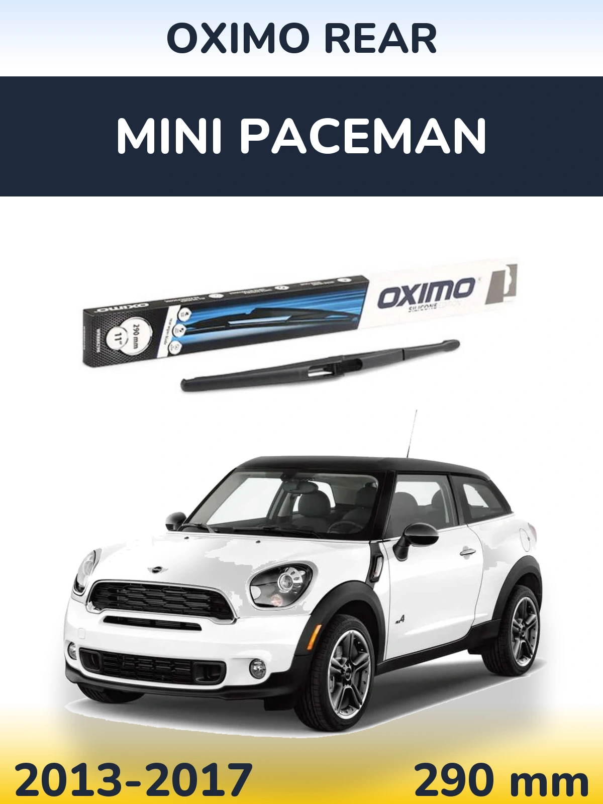 Rear wiper blade Oximo Rear 290 mm for MINI Paceman 2013-2017