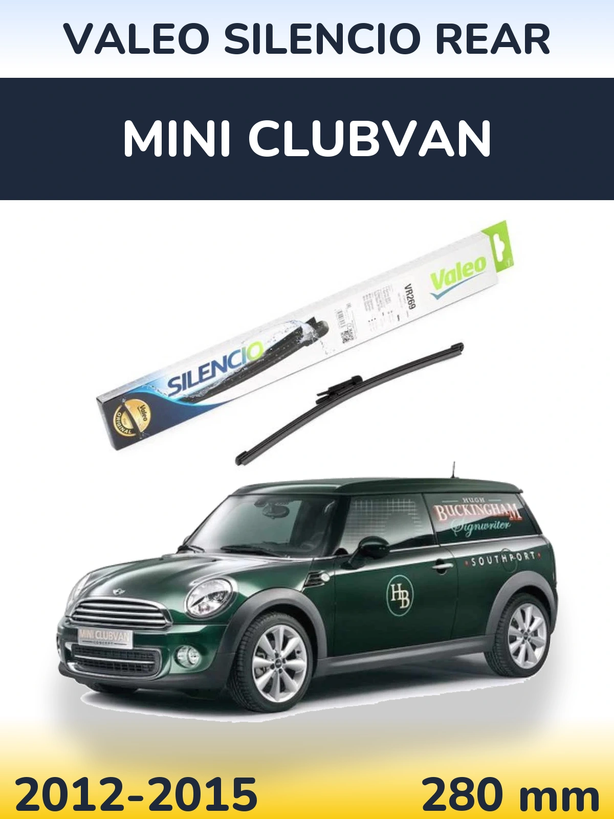 Tylna wycieraczka Valeo Silencio Rear 280 mm do MINI Clubvan 2012-2015