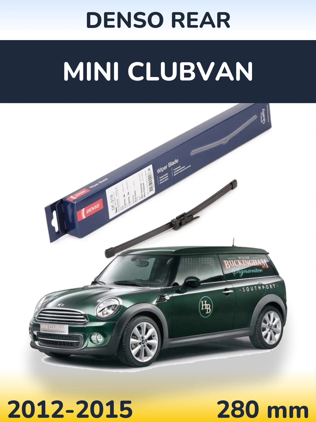 Задний дворник Denso Rear 280 мм для MINI Clubvan 2012-2015