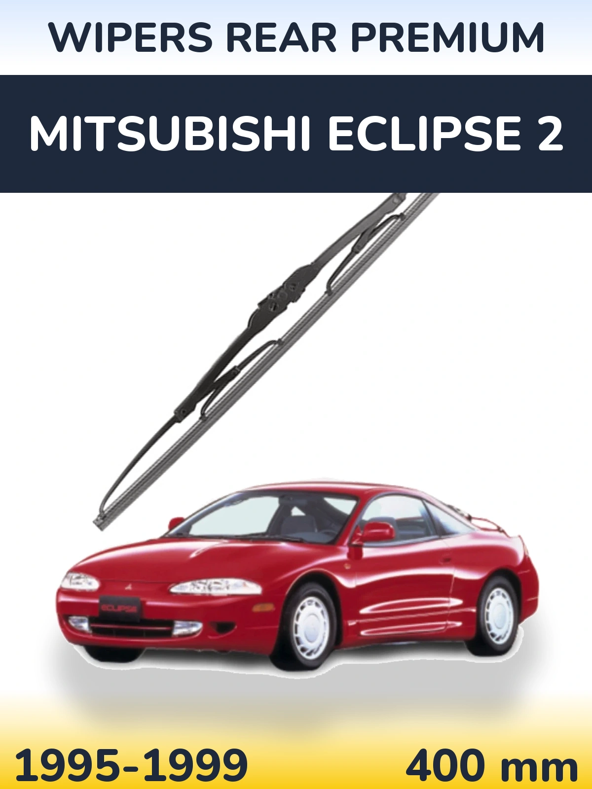 Tylna wycieraczka WIPERS REAR PREMIUM 400 mm do Mitsubishi Eclipse 2 1995-1999