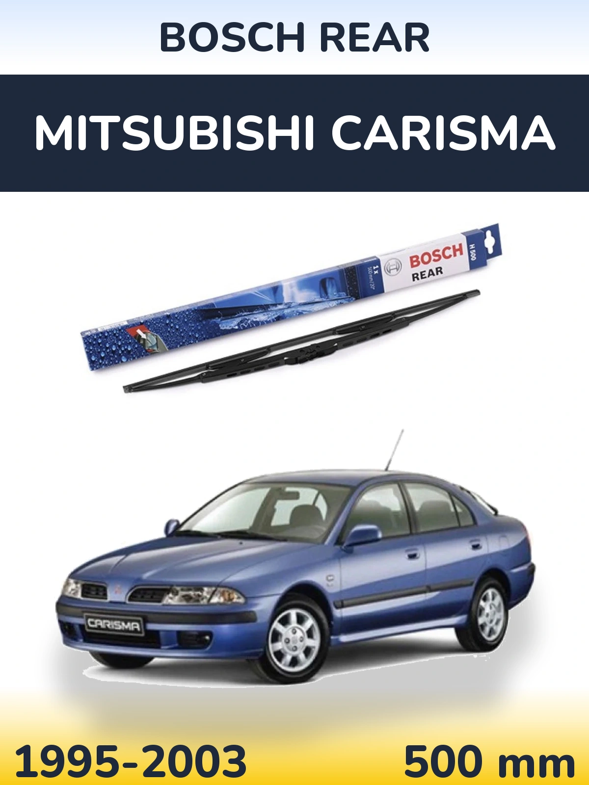 Tylna wycieraczka BOSCH Rear 500 mm do Mitsubishi Carisma 1995-2003