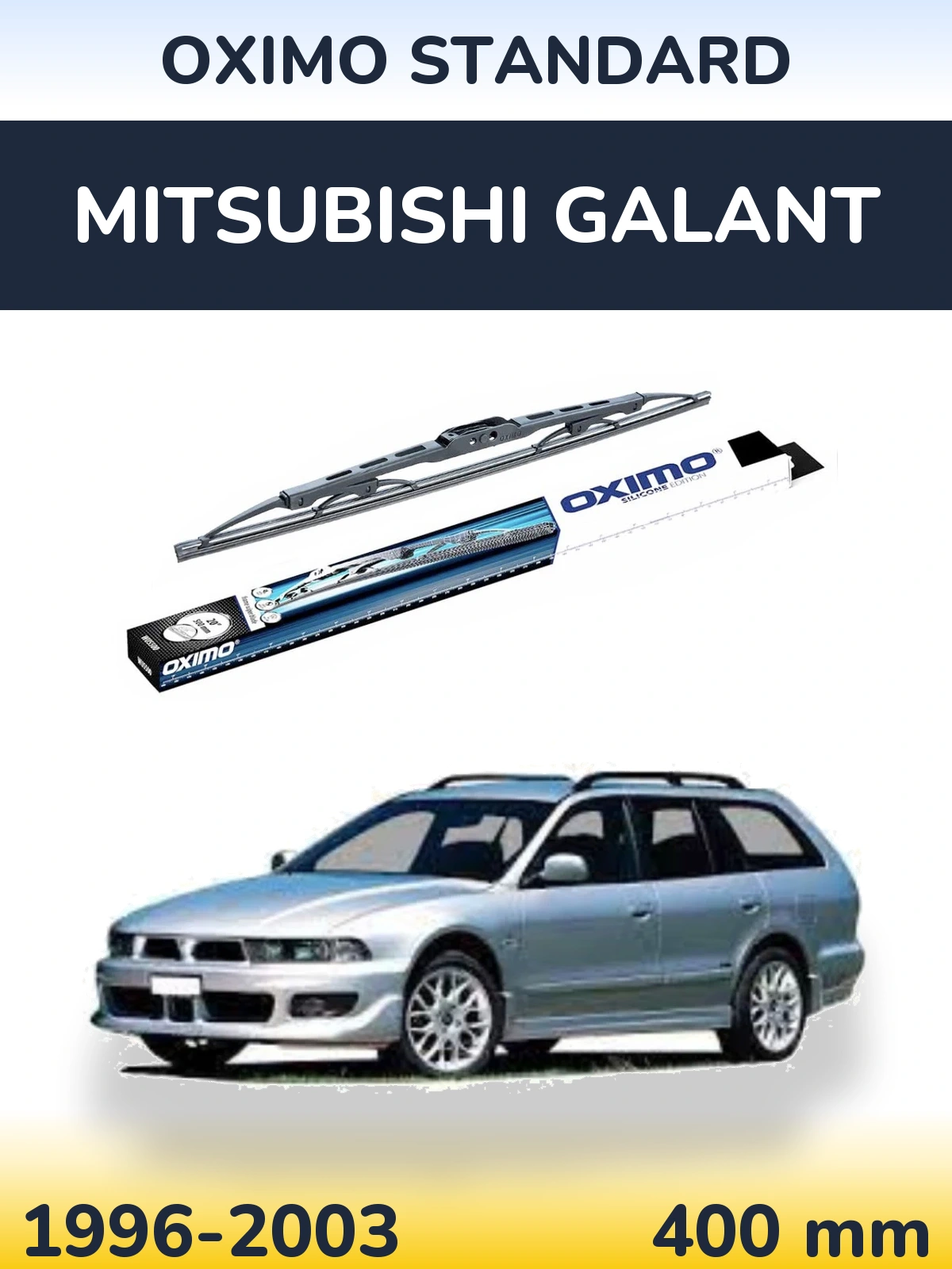 Tylna wycieraczka Oximo Standard 400 mm do Mitsubishi Galant 1996-2003