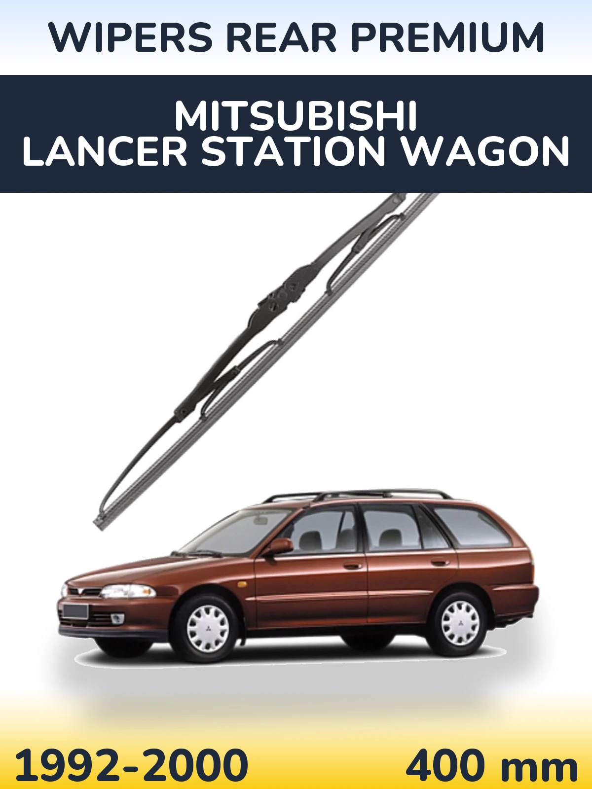 Tylna wycieraczka WIPERS REAR PREMIUM 400 mm do Mitsubishi Lancer Station Wagon 1992-2000