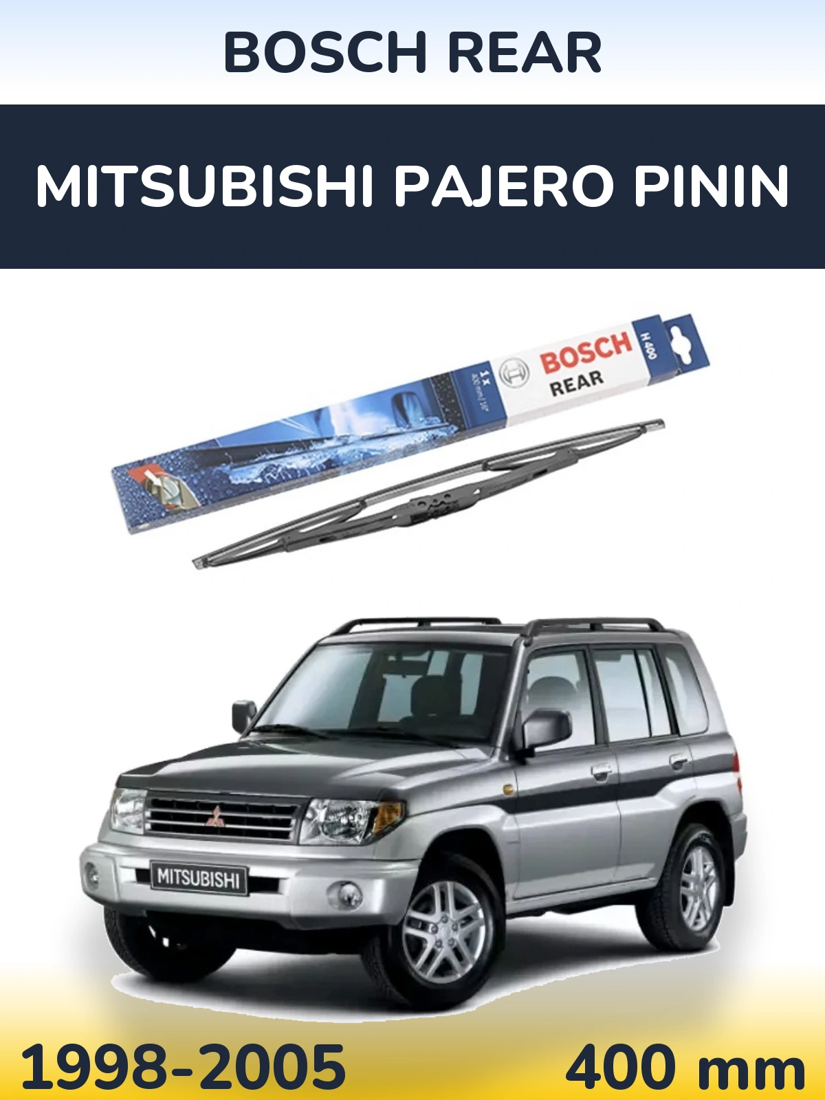 Tylna wycieraczka BOSCH Rear 400 mm do Mitsubishi Pajero Pinin 1998-2005