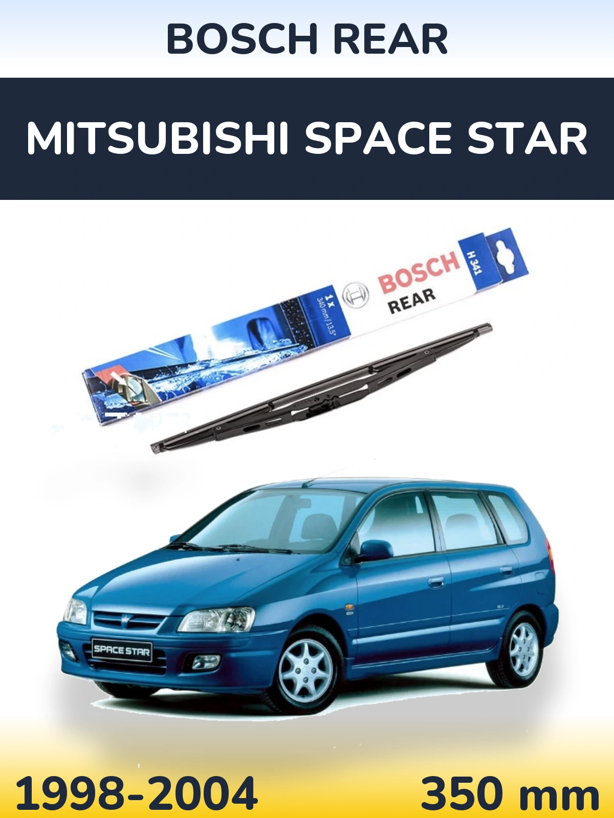 Tylna wycieraczka BOSCH Rear 340 mm do Mitsubishi Space Star 1998-2004