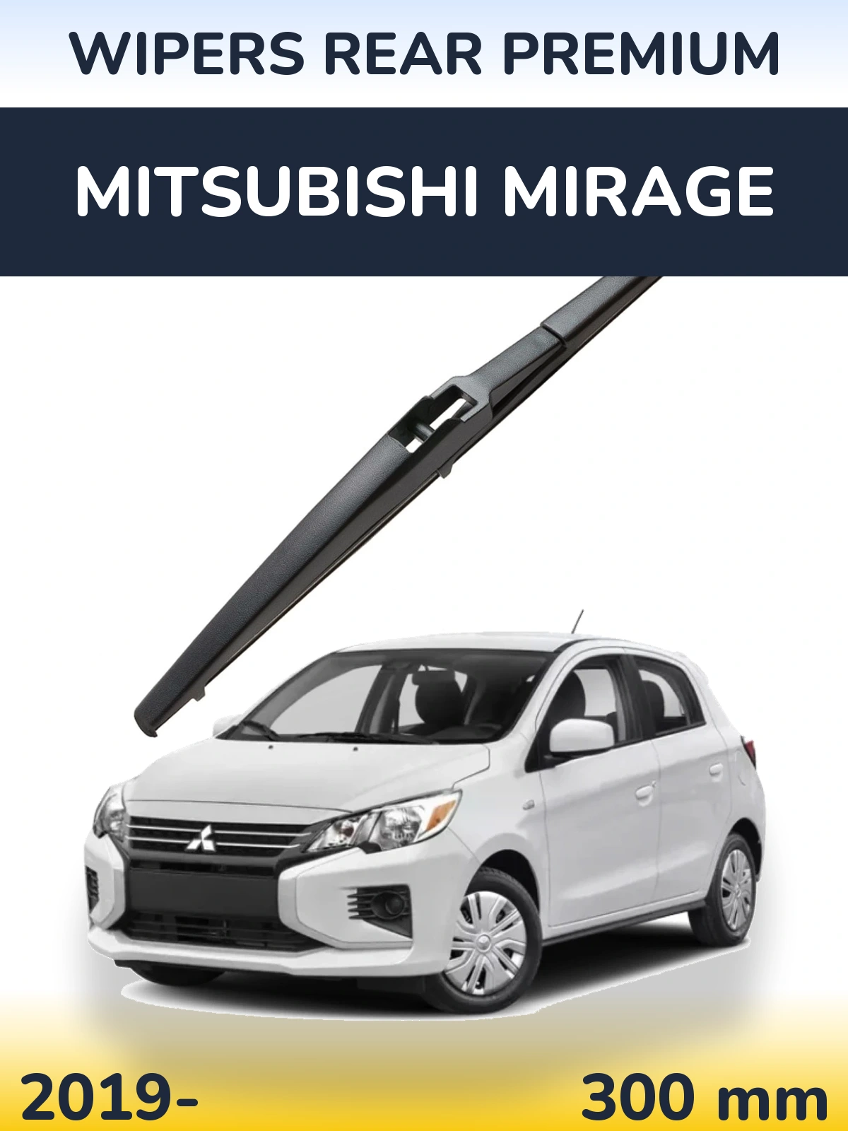 Tylna wycieraczka WIPERS REAR PREMIUM 300 mm do Mitsubishi Mirage 2019-2026