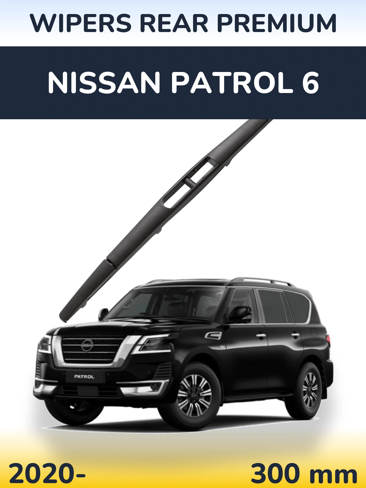 Tylna wycieraczka WIPERS REAR PREMIUM 300 mm do Nissan Patrol 6 2020-2026