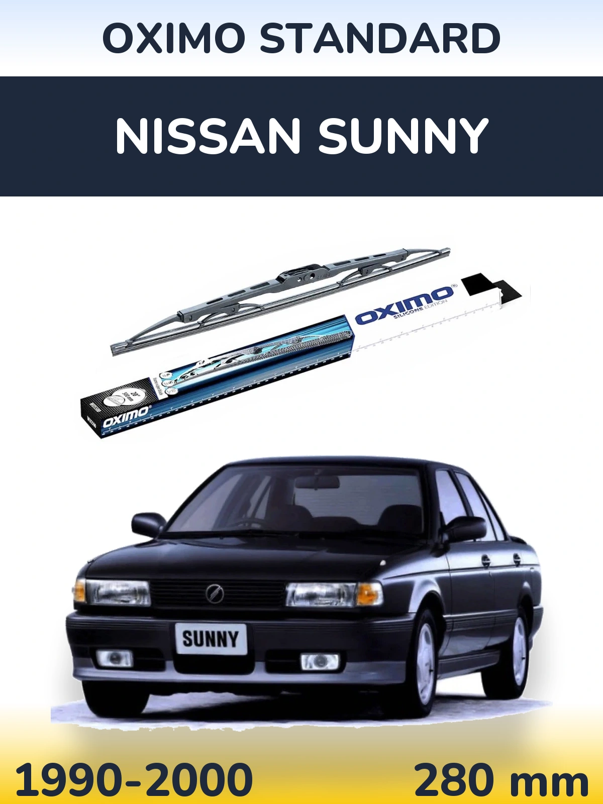 Tylna wycieraczka Oximo Standard 275 mm do Nissan Sunny 1990-2000
