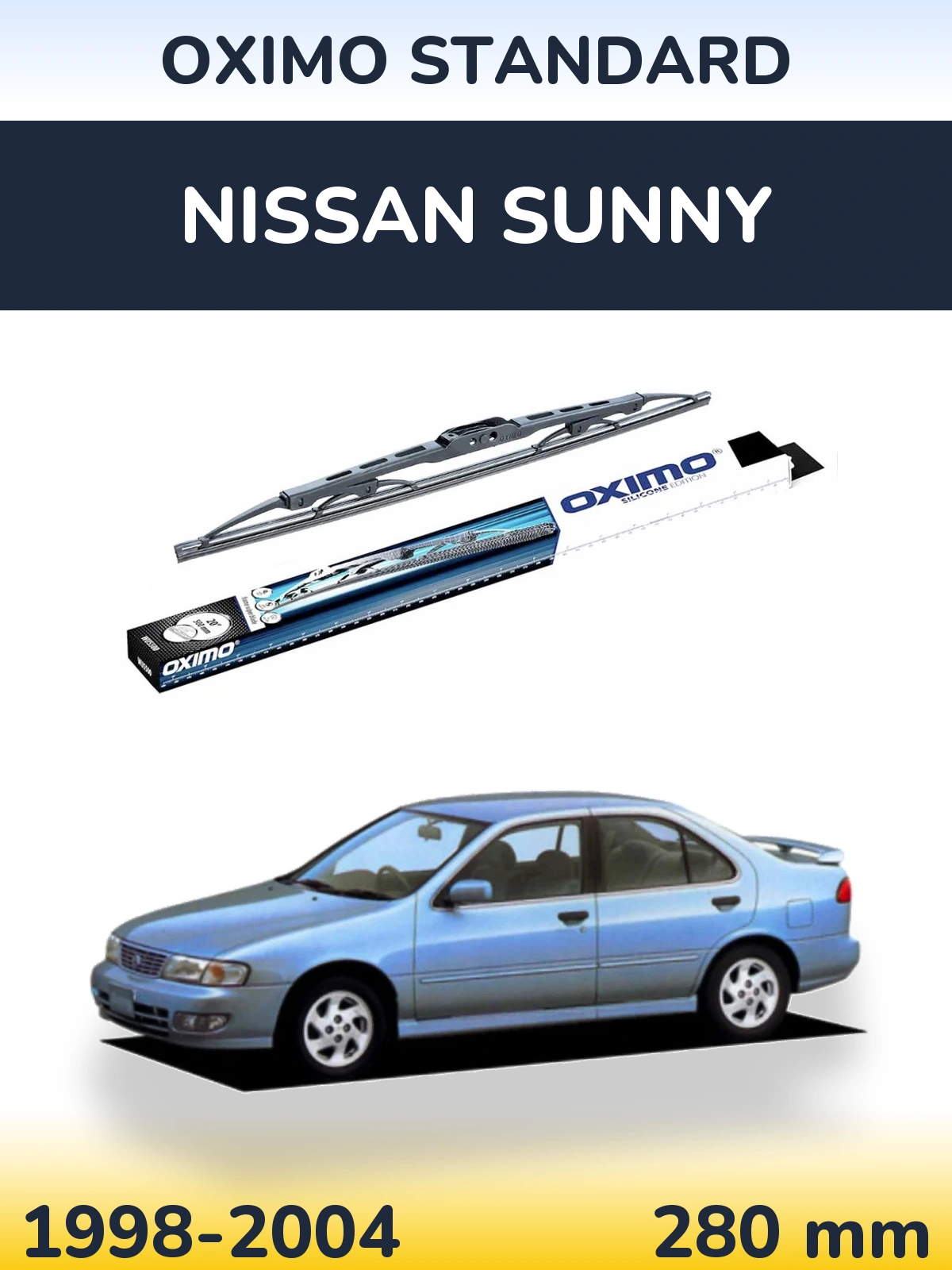 Tylna wycieraczka Oximo Standard 275 mm do Nissan Sunny 1998-2004