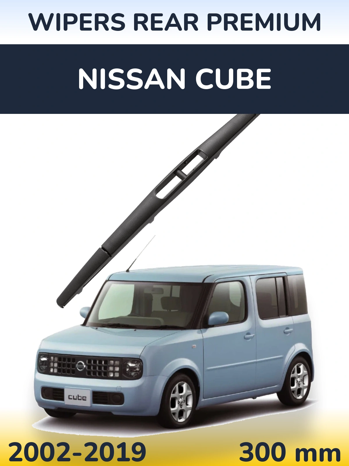 Tylna wycieraczka WIPERS REAR PREMIUM 300 mm do Nissan Cube 2002-2019