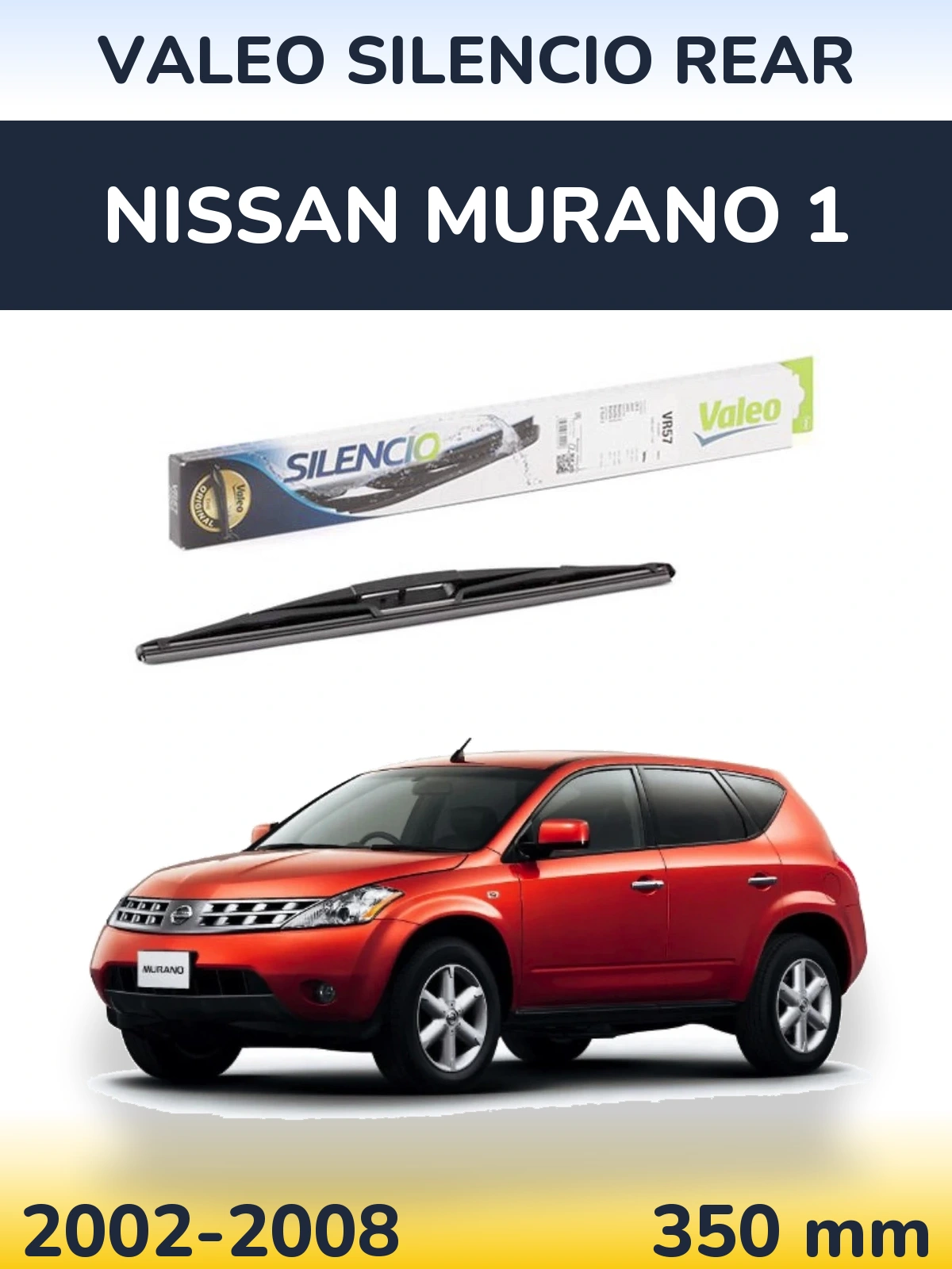 Tylna wycieraczka Valeo Silencio Rear 345 mm do Nissan Murano 1 2002-2008