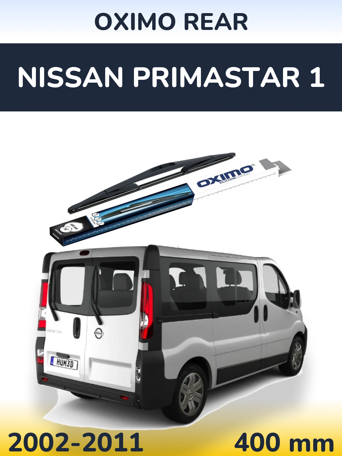 Tylna wycieraczka Oximo Rear 400 mm do Nissan Primastar 1 2002-2011