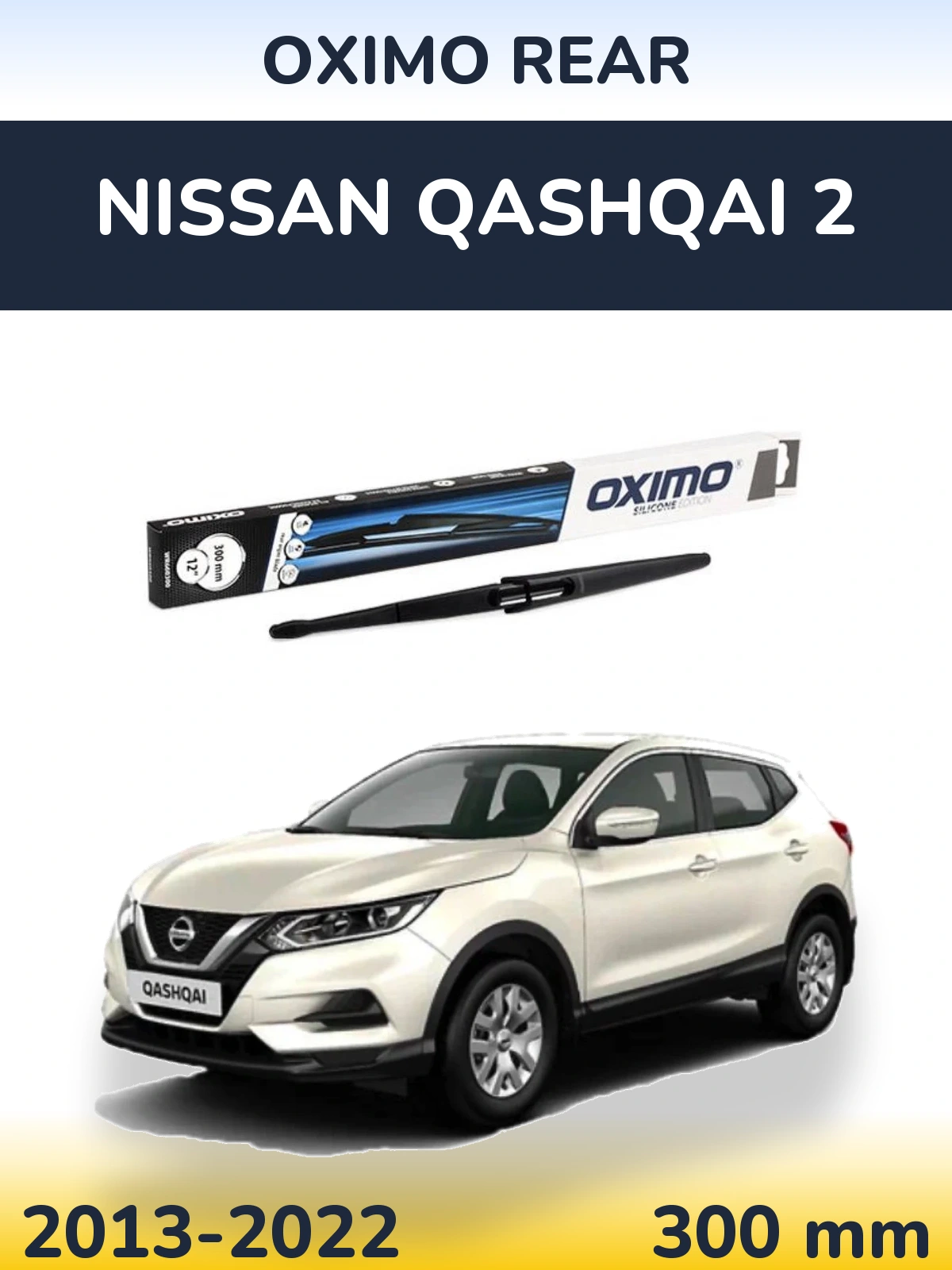 Tylna wycieraczka Oximo Rear 300 mm do Nissan Qashqai 2 2013-2022