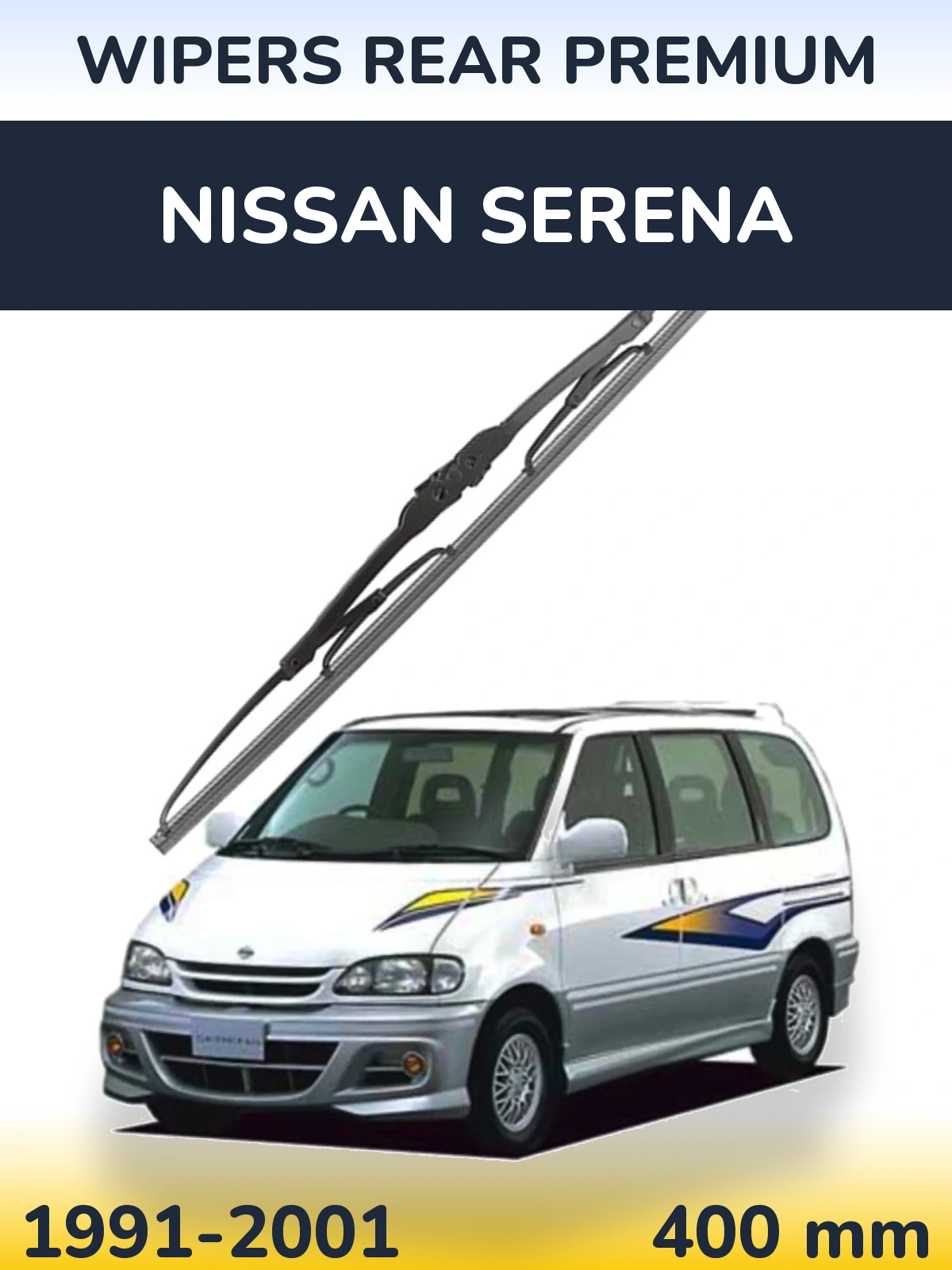 Tylna wycieraczka WIPERS REAR PREMIUM 400 mm do Nissan Serena 1991-2001