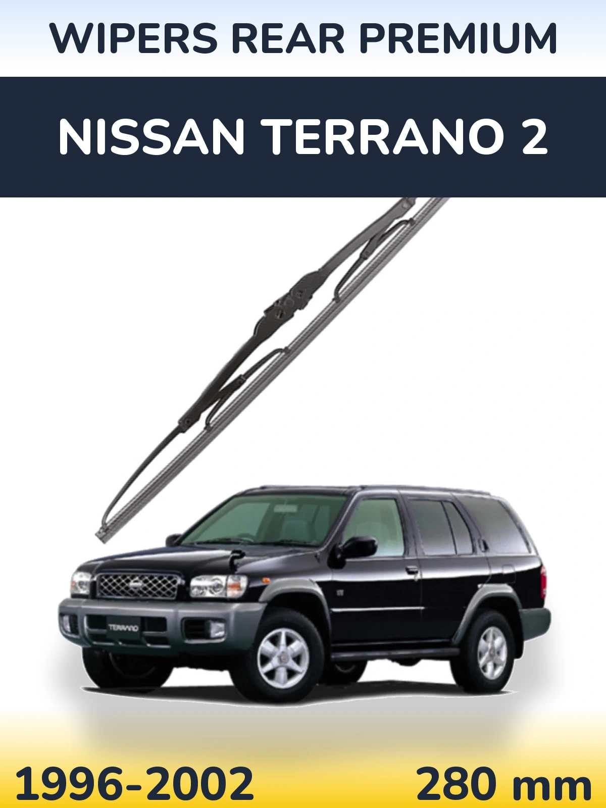 Tylna wycieraczka WIPERS REAR PREMIUM 280 mm do Nissan Terrano 2 1996-2002