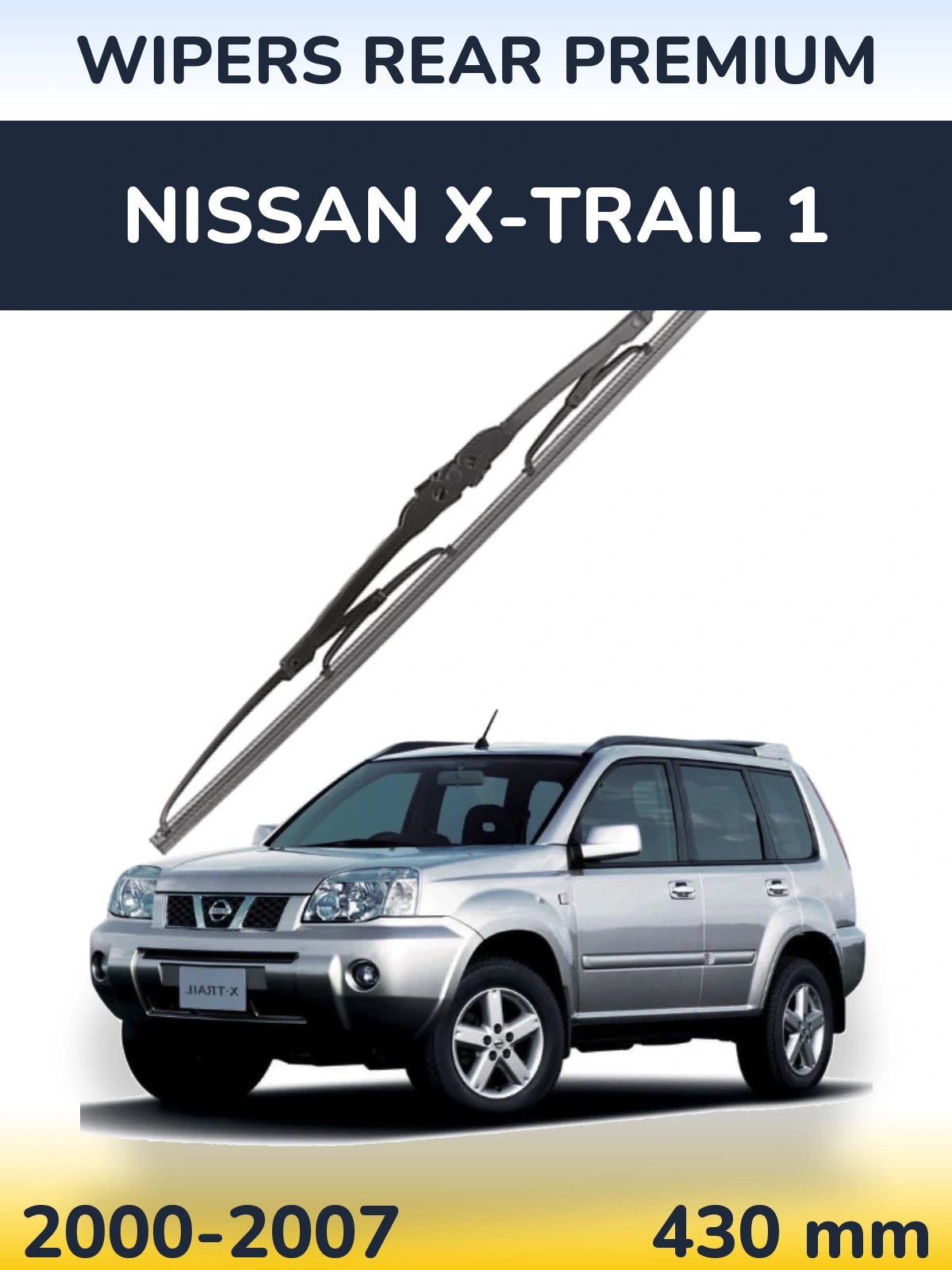 Tylna wycieraczka WIPERS REAR PREMIUM 430 mm do Nissan X-Trail 1 2000-2007