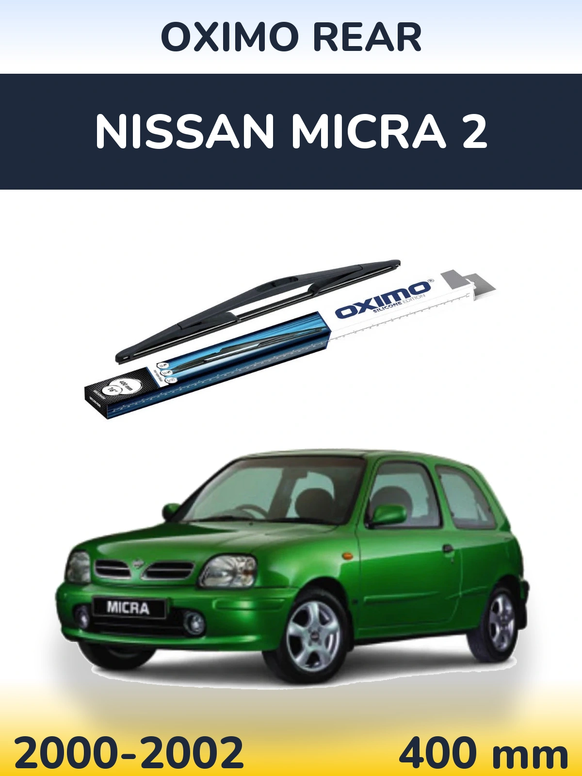 Tylna wycieraczka Oximo Rear 400 mm do Nissan Micra 2 2000-2002