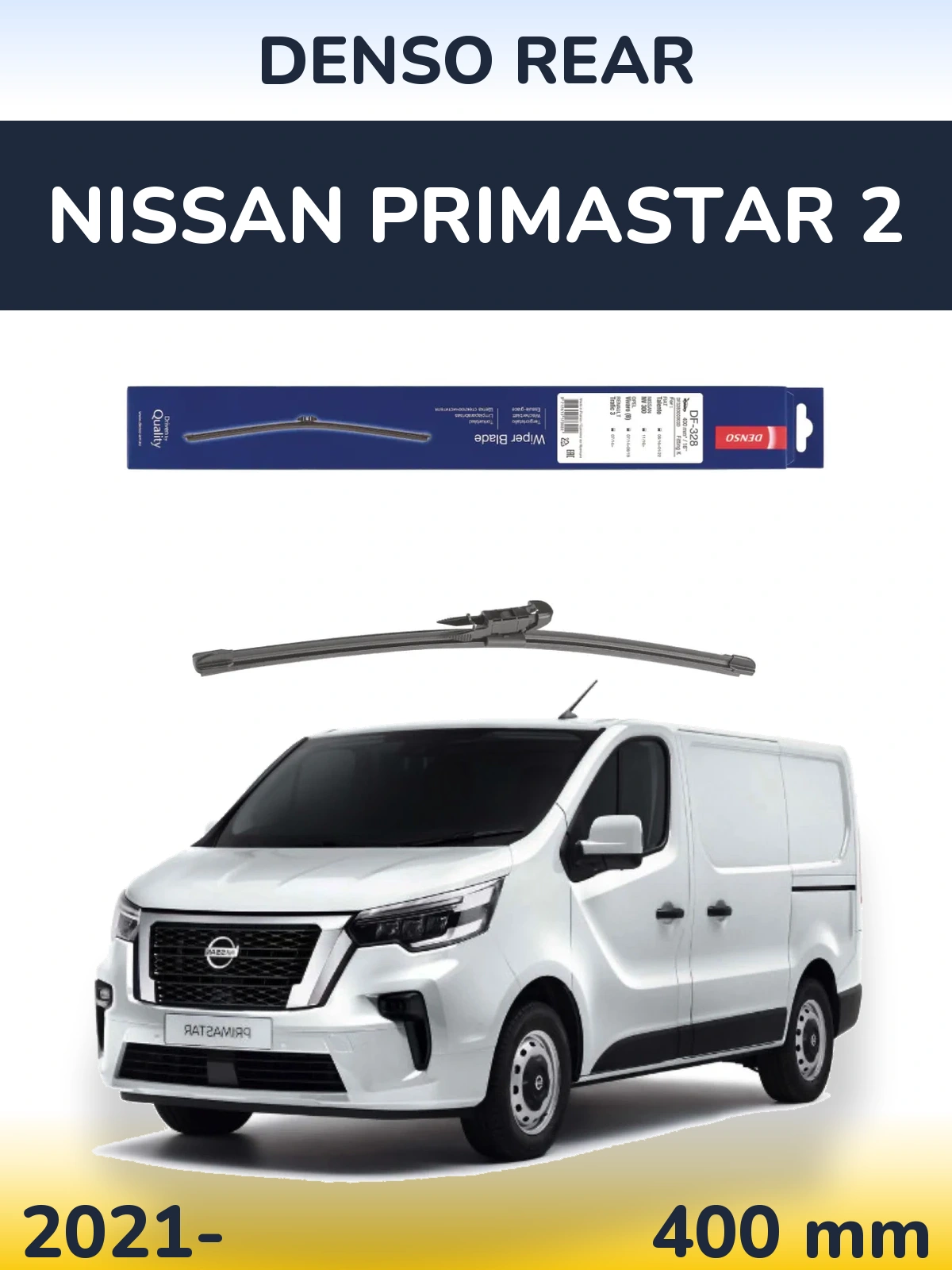 Tylna wycieraczka Denso Rear 400 mm do Nissan Primastar 2 2021-2026