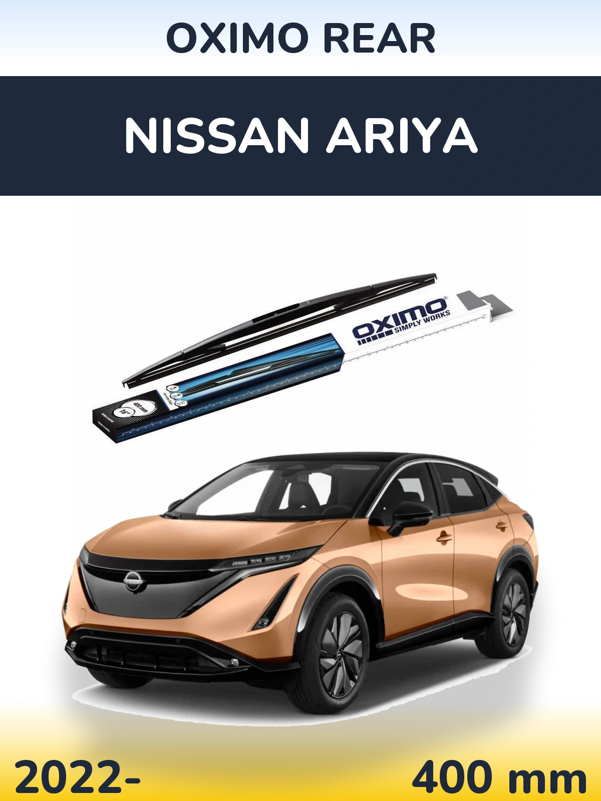Tylna wycieraczka Oximo Rear 400 mm do Nissan Ariya 2022-2026