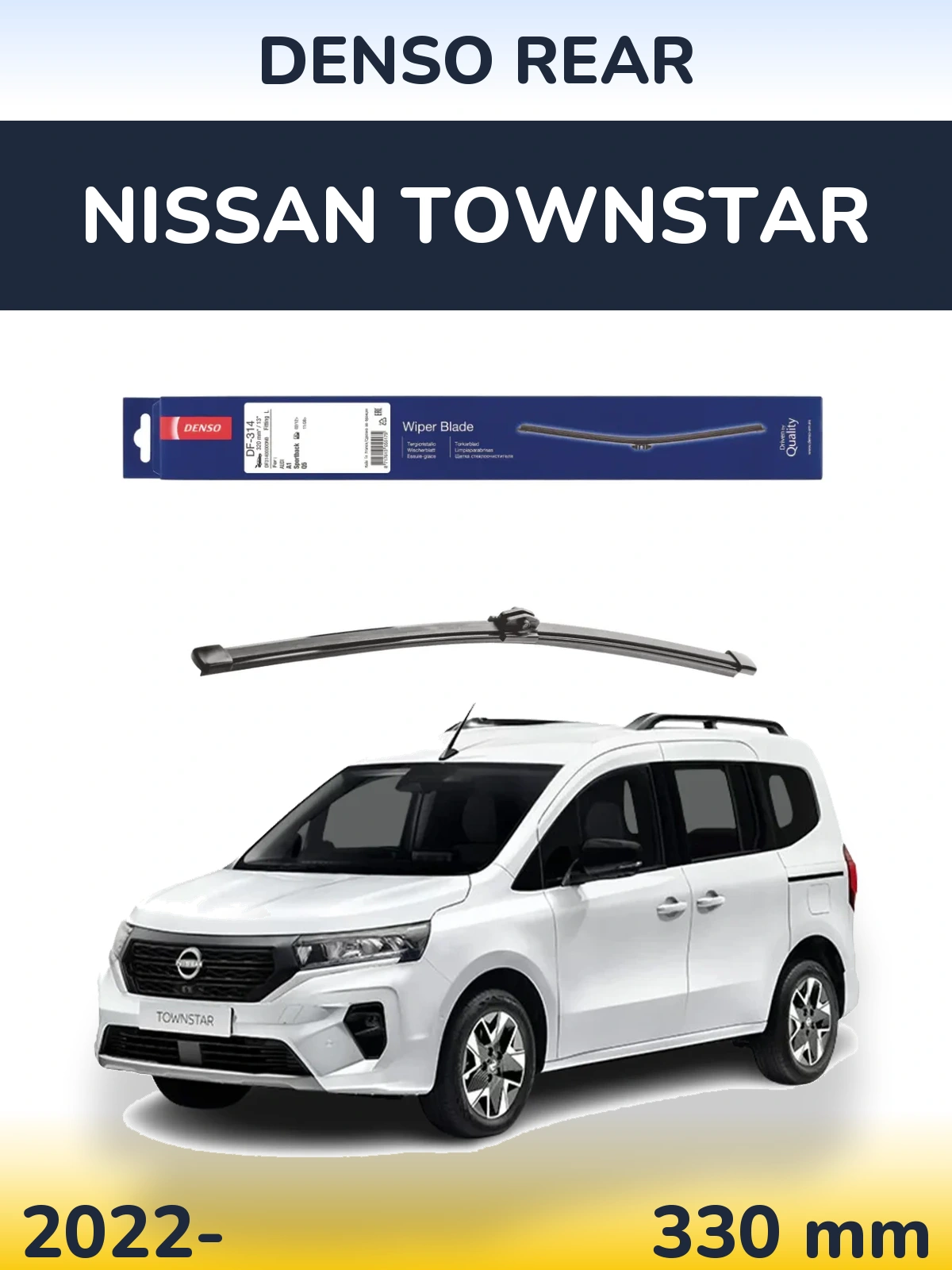 Tylna wycieraczka Denso Rear 320 mm do Nissan Townstar 2022-2026