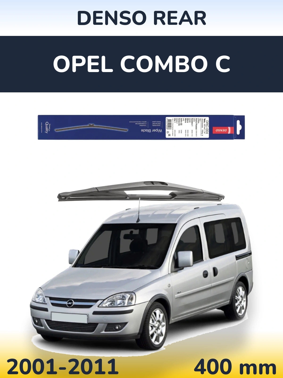 Tylna wycieraczka Denso Rear 400 mm do Opel Combo C 2001-2011