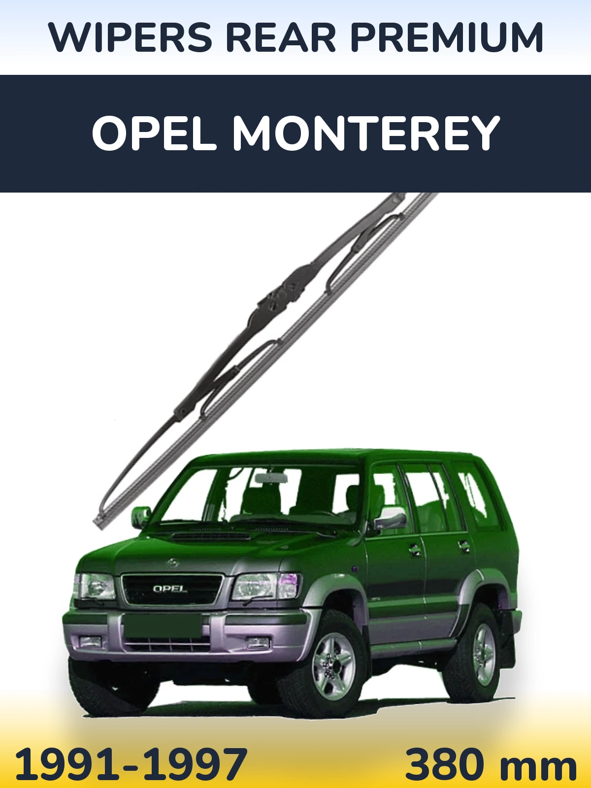 Задний дворник WIPERS REAR PREMIUM 380 мм для Opel Monterey 1991-1997