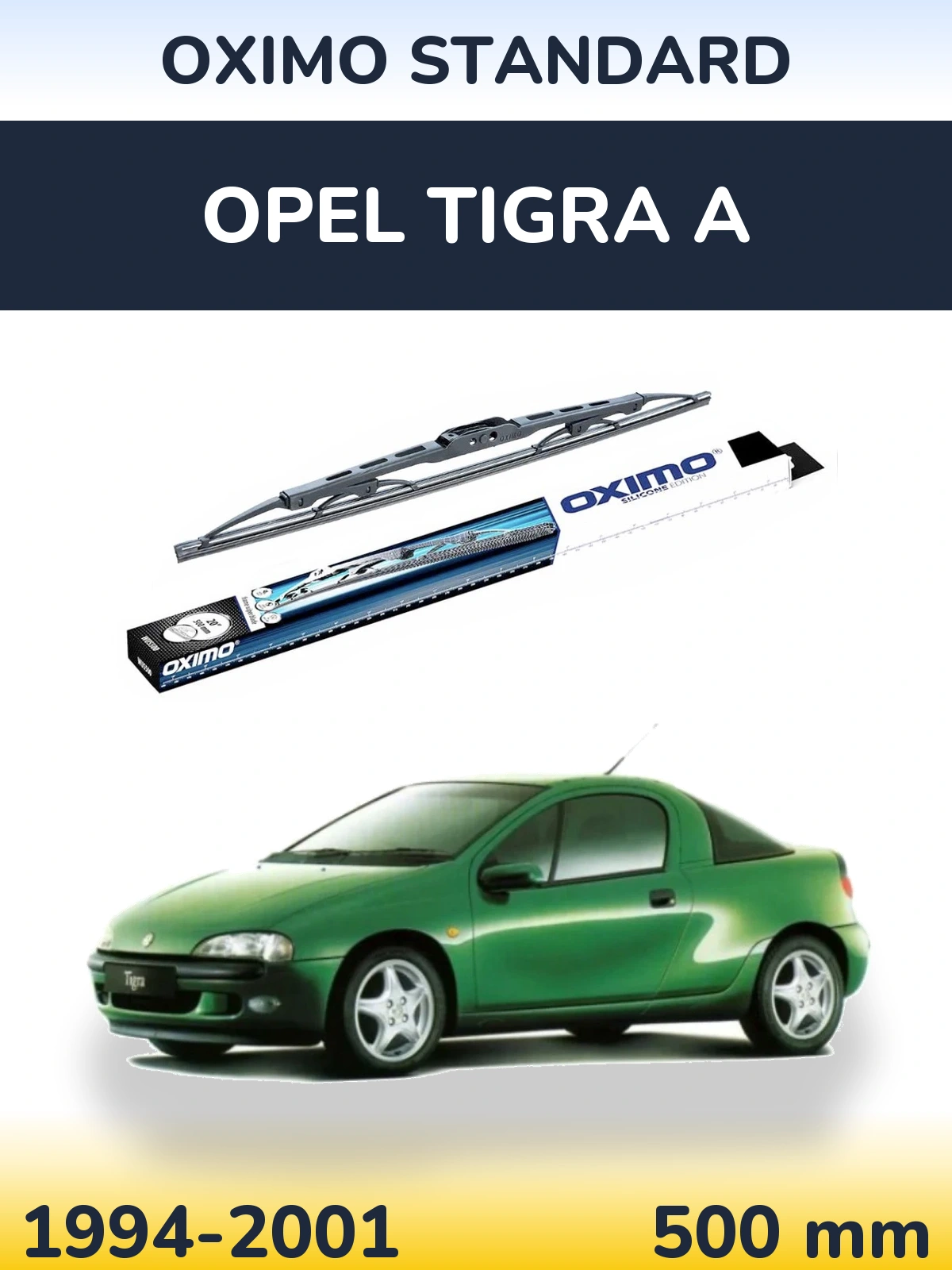 Tylna wycieraczka Oximo Standard 500 mm do Opel Tigra A 1994-2001