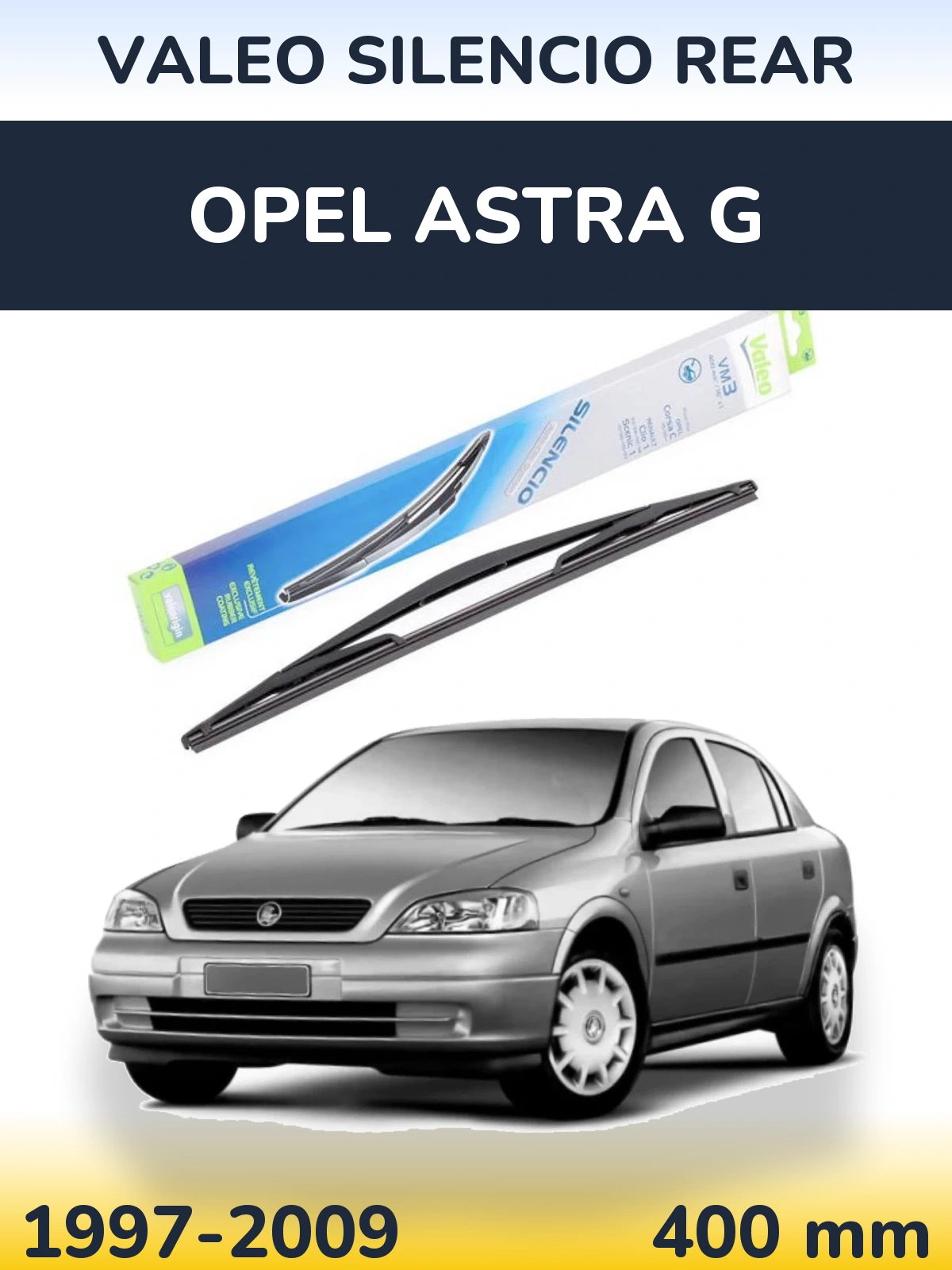 Tylna wycieraczka Valeo Silencio Rear 400 mm do Opel Astra G 1997-2009