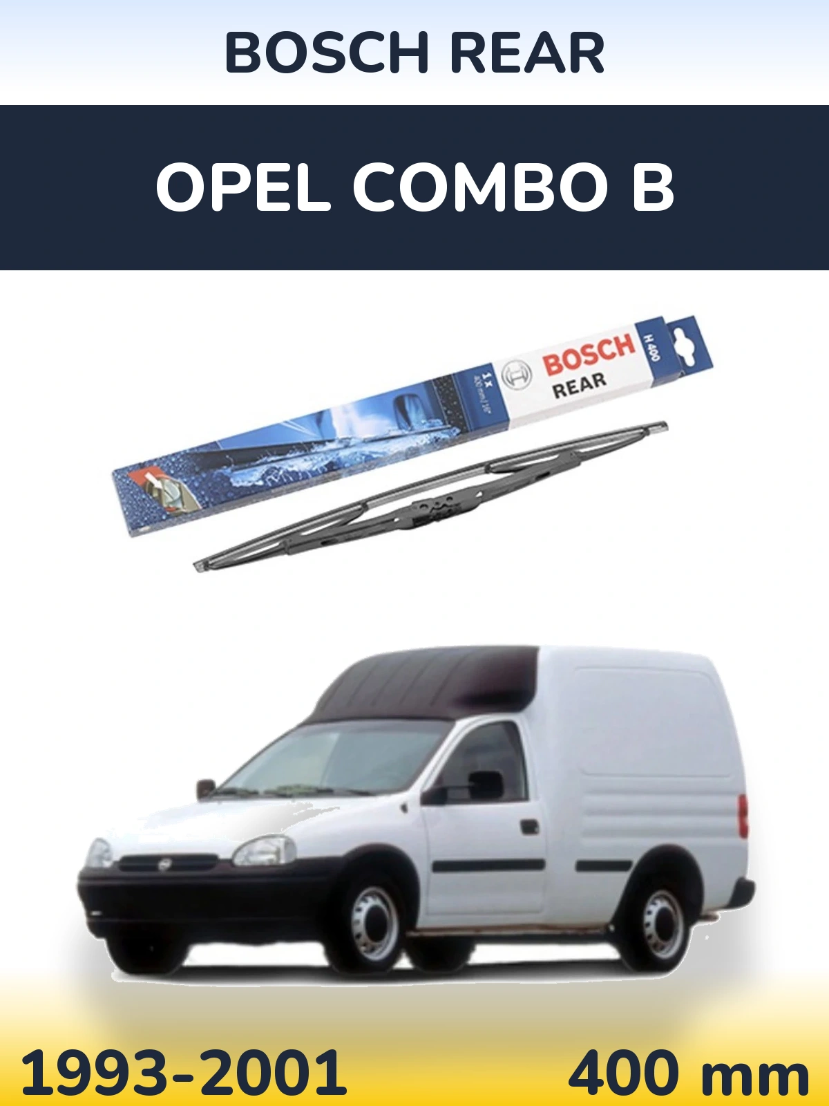 Tylna wycieraczka BOSCH Rear 400 mm do Opel Combo B 1993-2001