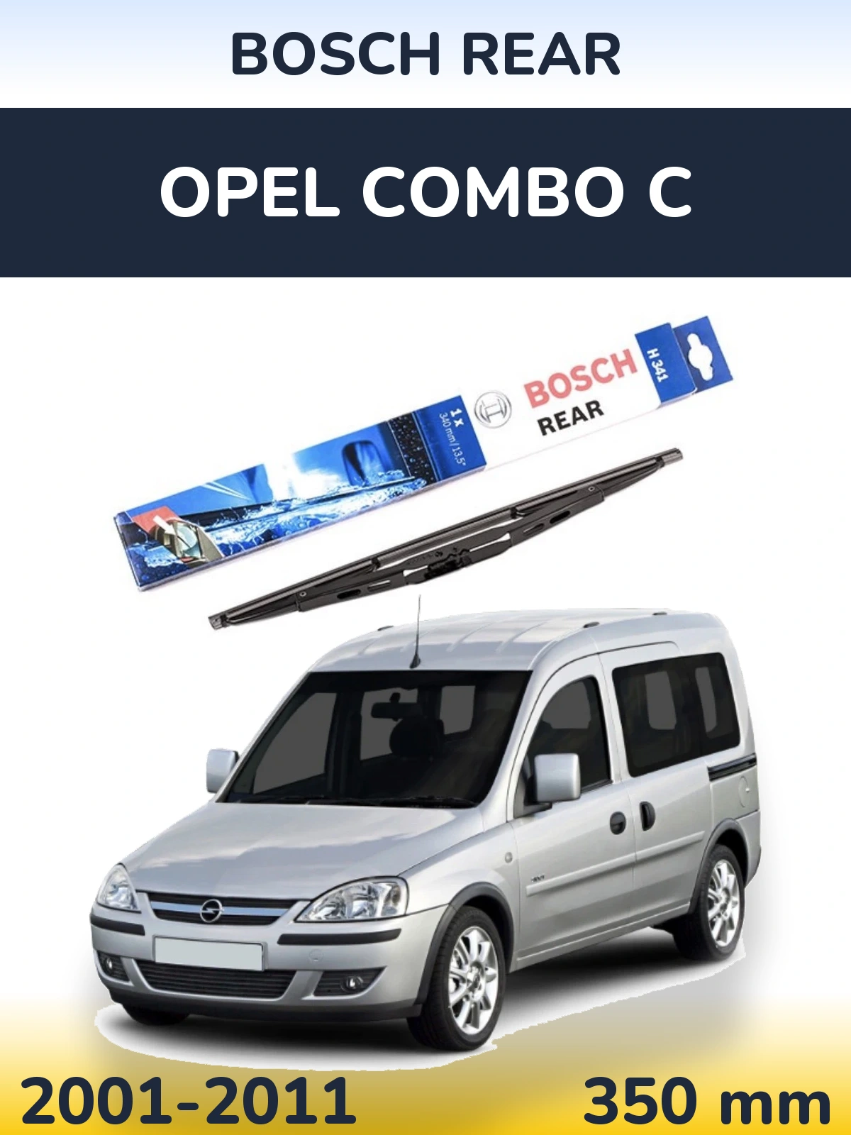 Tylna wycieraczka BOSCH Rear 340 mm do Opel Combo C 2001-2011