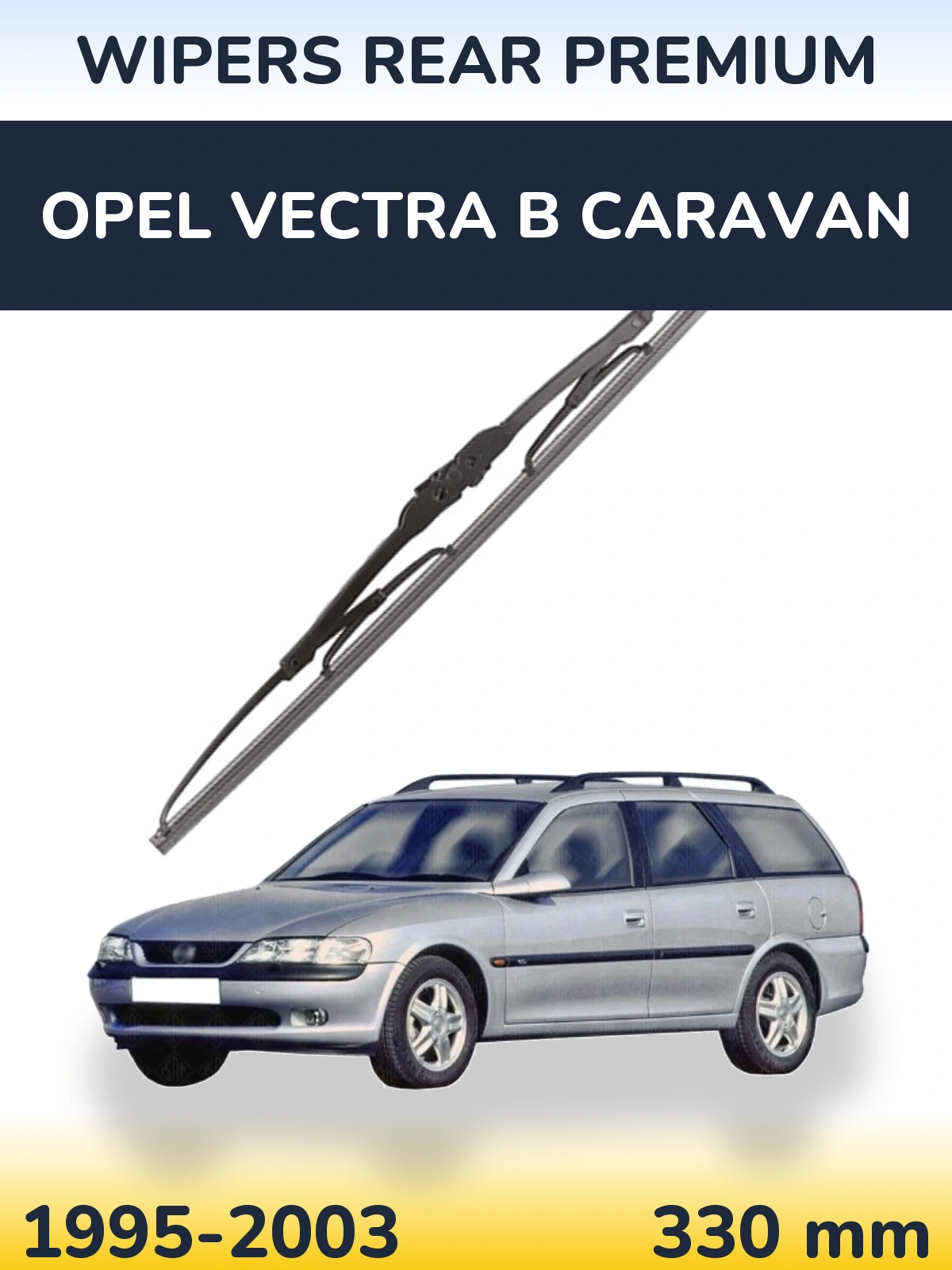Tylna wycieraczka WIPERS REAR PREMIUM 330 mm do Opel Vectra B Caravan 1995-2003