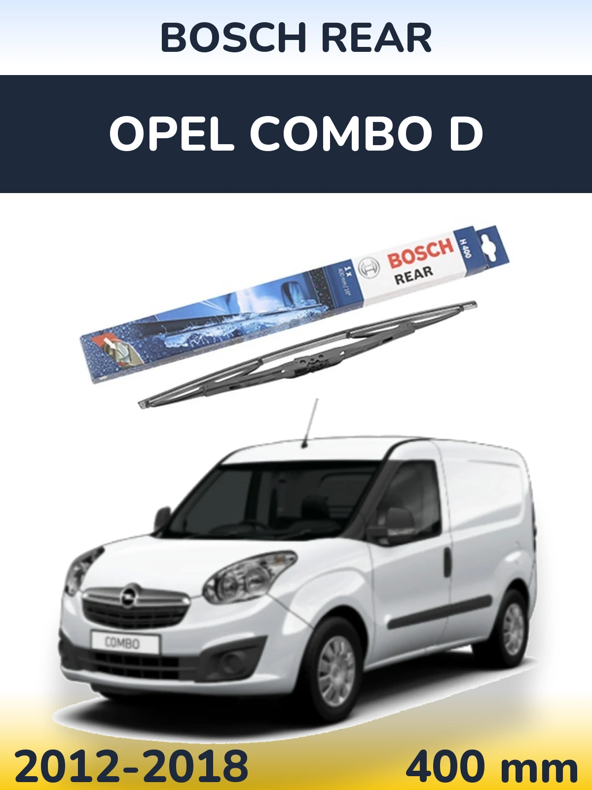 Tylna wycieraczka BOSCH Rear 400 mm do Opel Combo D 2012-2018