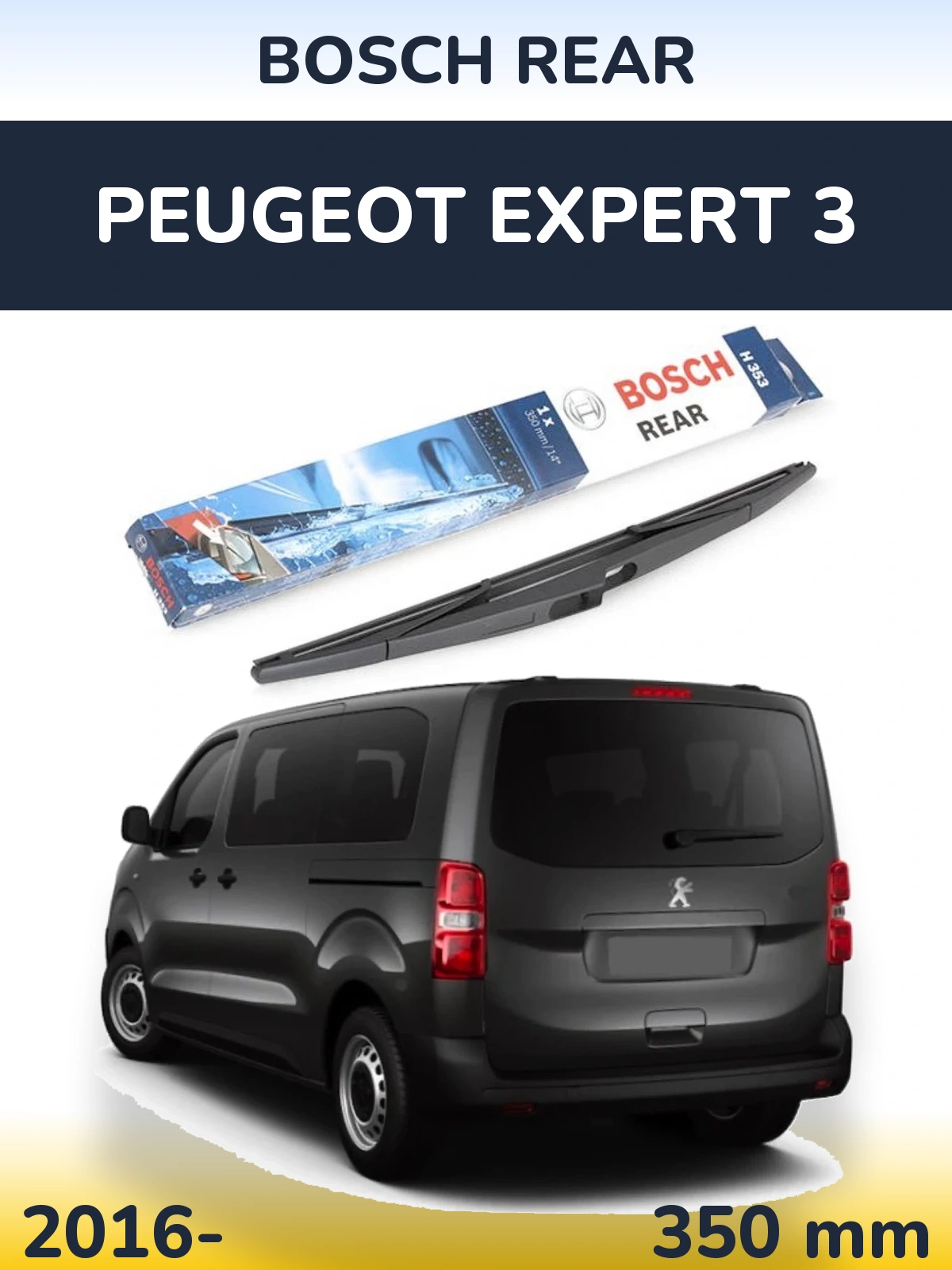 Tylna wycieraczka BOSCH Rear 350 mm do Peugeot Expert 3 2016-2026