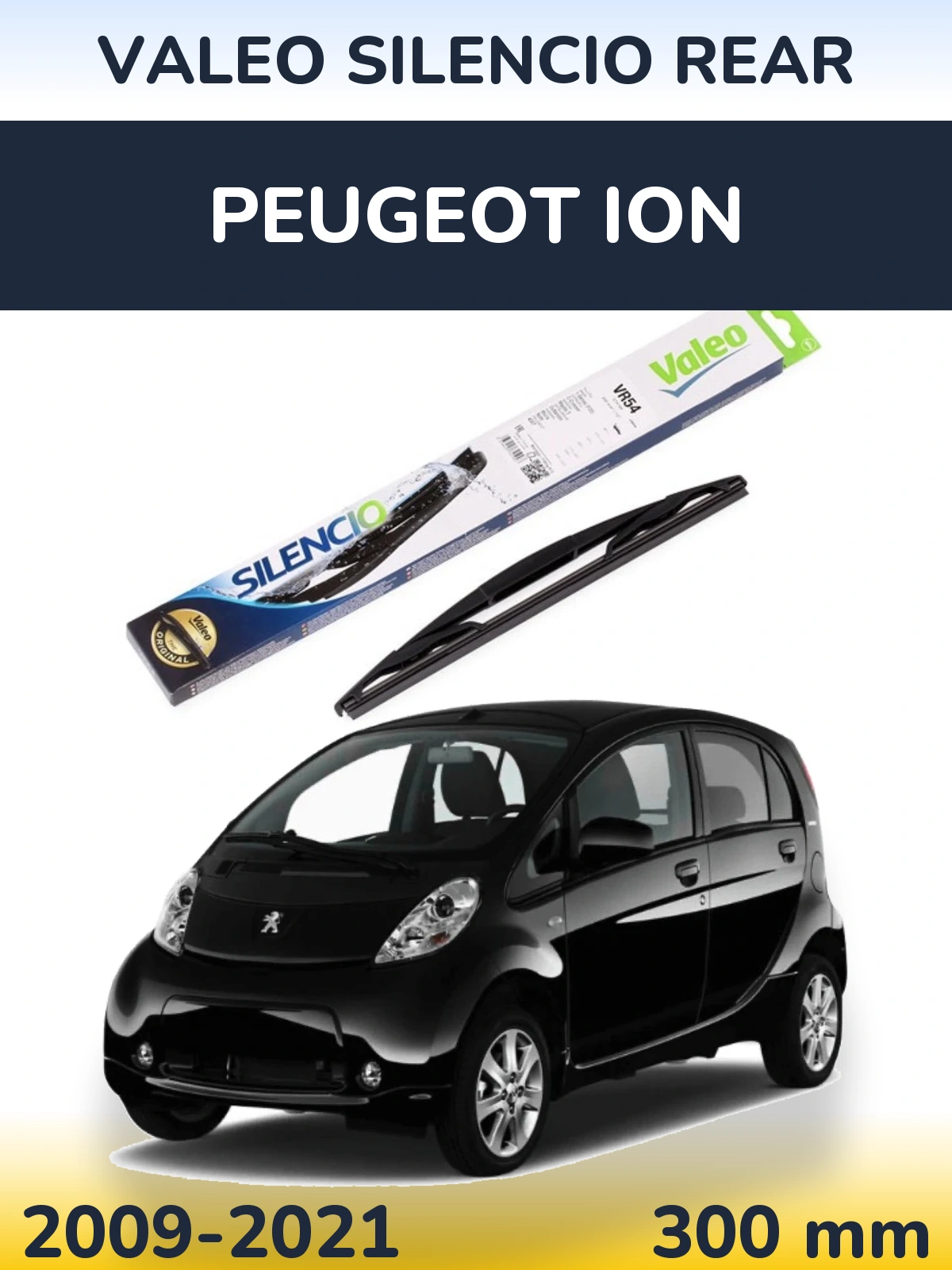Tylna wycieraczka Valeo Silencio Rear 300 mm do Peugeot iOn 2009-2021