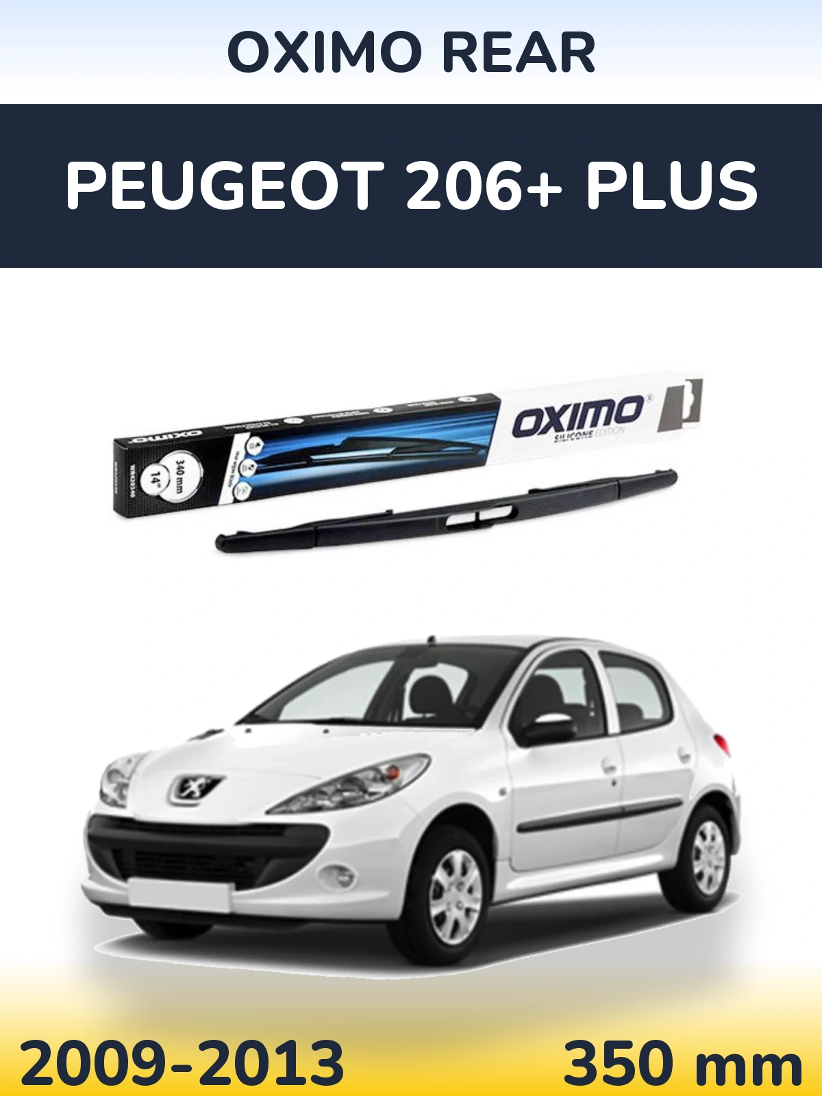 Tylna wycieraczka Oximo Rear 350 mm do Peugeot 206+ Plus 2009-2013