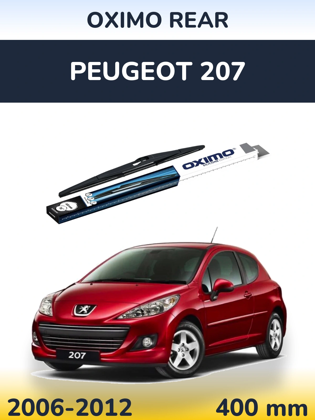 Tylna wycieraczka Oximo Rear 400 mm do Peugeot 207 2006-2012
