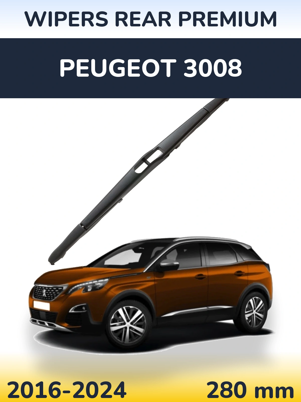 Tylna wycieraczka WIPERS REAR PREMIUM 280 mm do Peugeot 3008 2016-2024