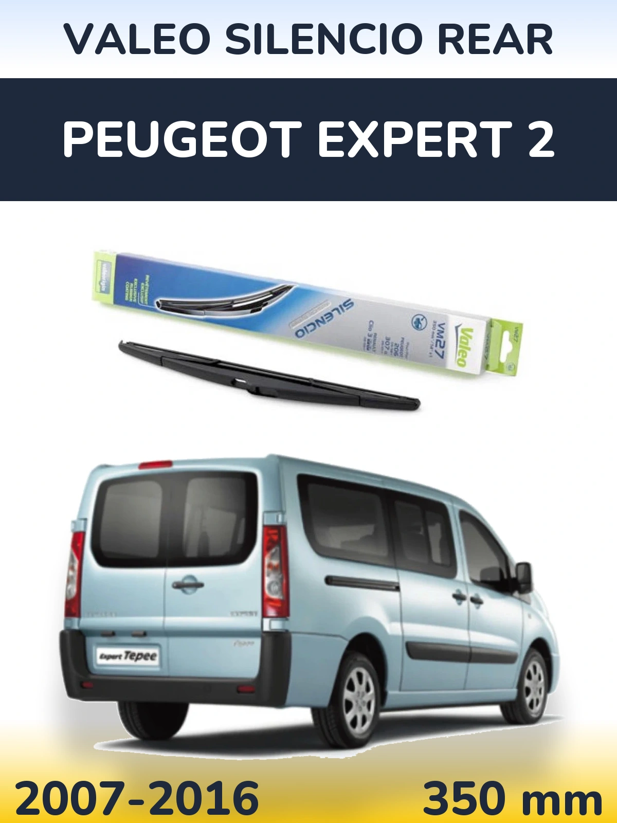 Задний дворник Valeo Silencio Rear 350 мм для Peugeot Expert 2 2007-2016