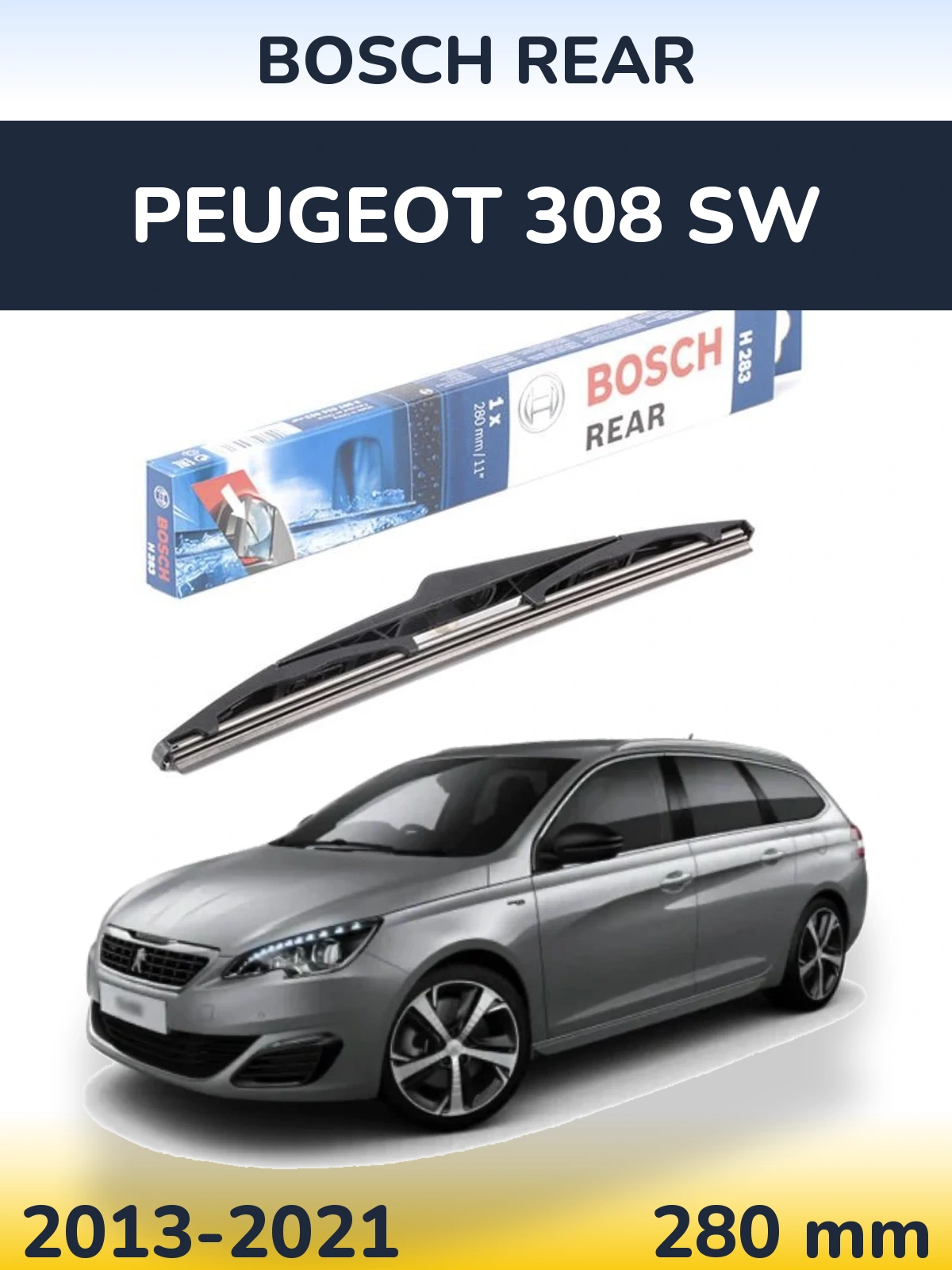 Tylna wycieraczka BOSCH Rear 280 mm do Peugeot 308 SW 2013-2021