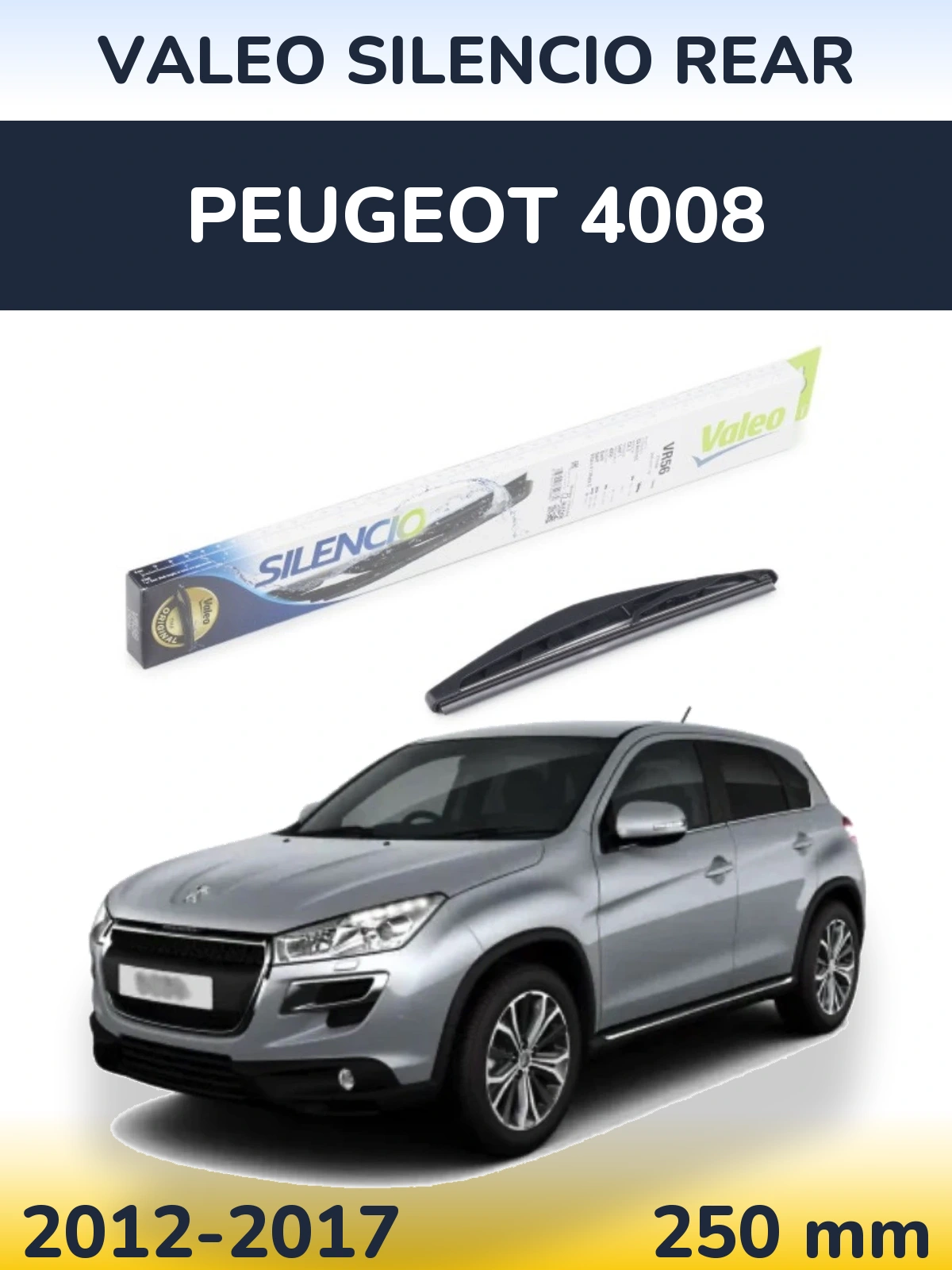 Tylna wycieraczka Valeo Silencio Rear 240 mm do Peugeot 4008 2012-2017