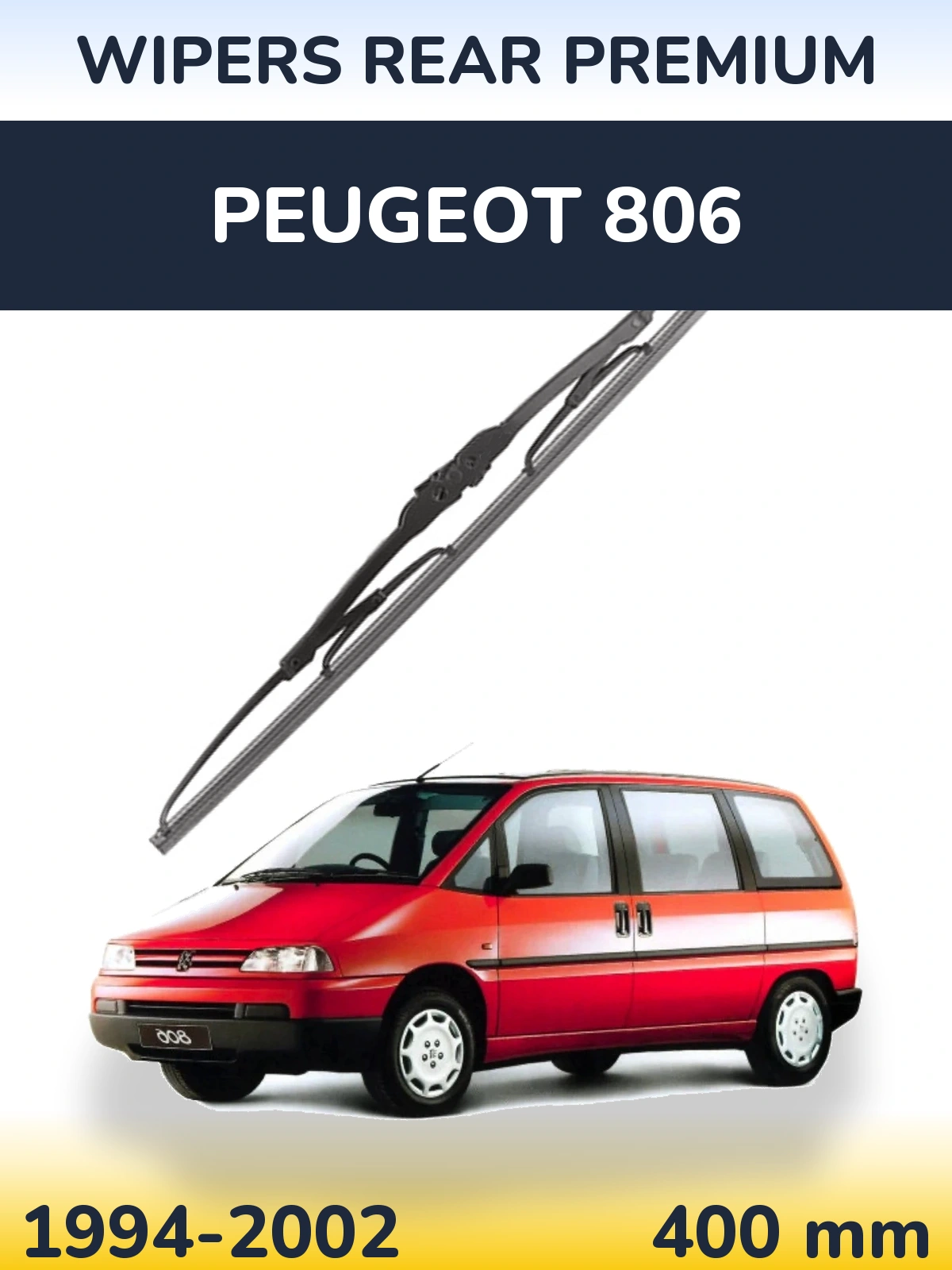 Tylna wycieraczka WIPERS REAR PREMIUM 400 mm do Peugeot 806 1994-2002