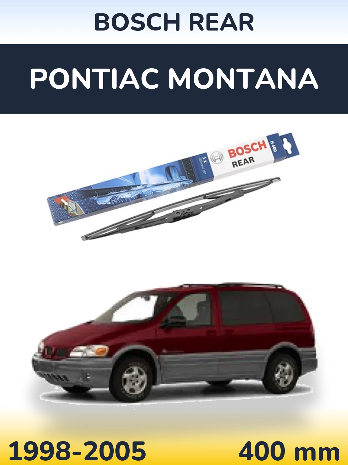 Tylna wycieraczka BOSCH Rear 400 mm do Pontiac Montana 1998-2005