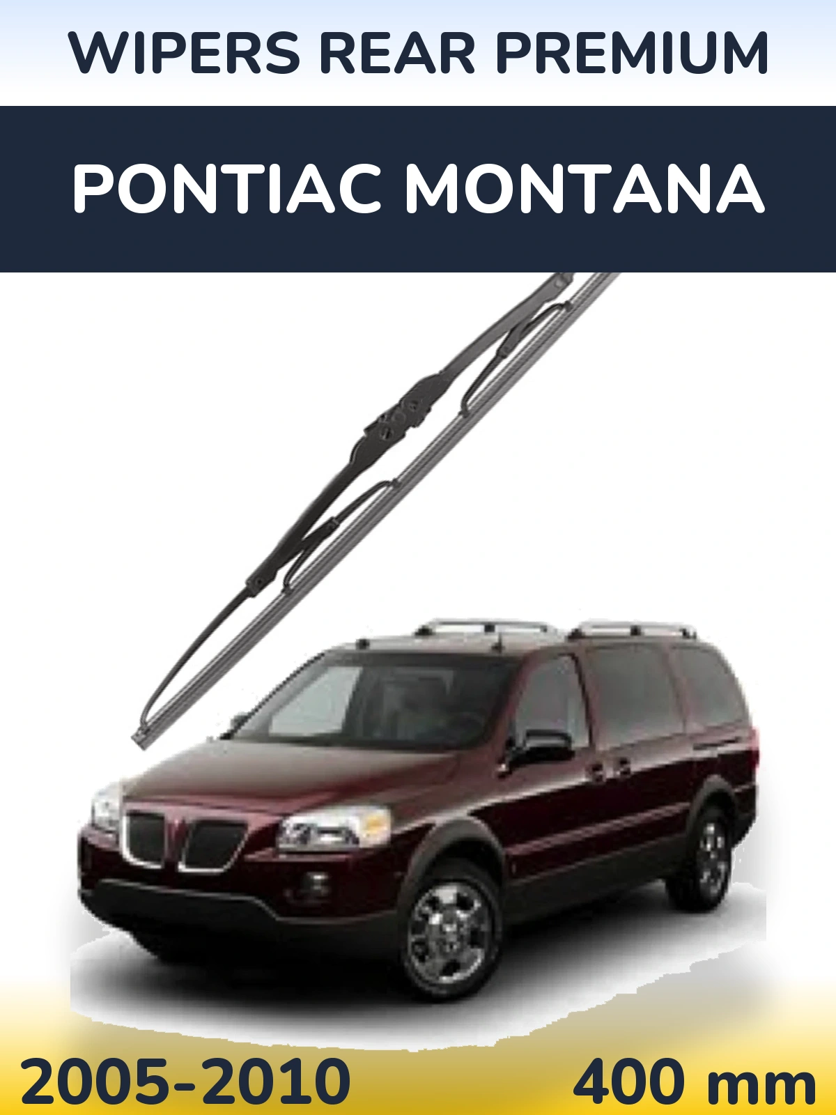 Задний дворник WIPERS REAR PREMIUM 400 мм для Pontiac Montana 2005-2010