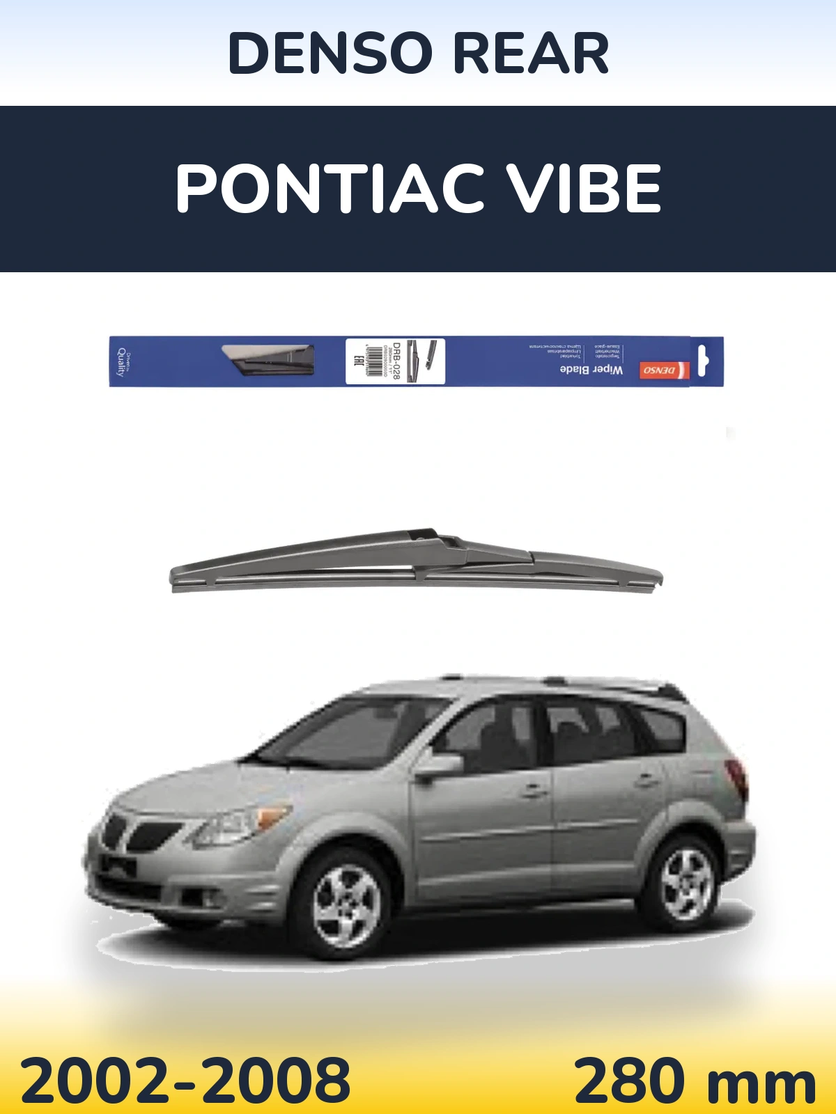 Tylna wycieraczka Denso Rear 280 mm do Pontiac Vibe 2002-2008